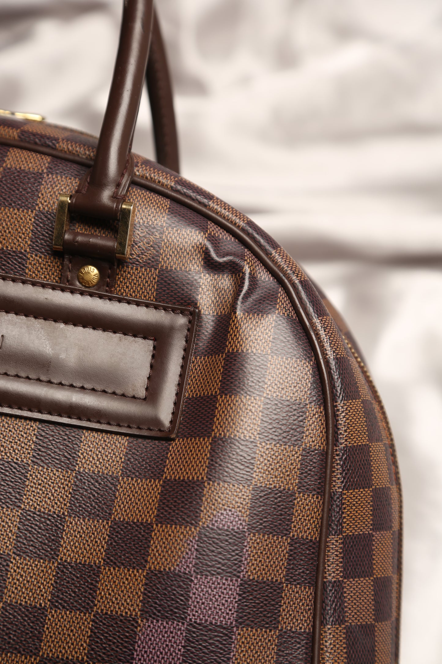 LOUIS VUITTON Damier Nolita Bowling Bag