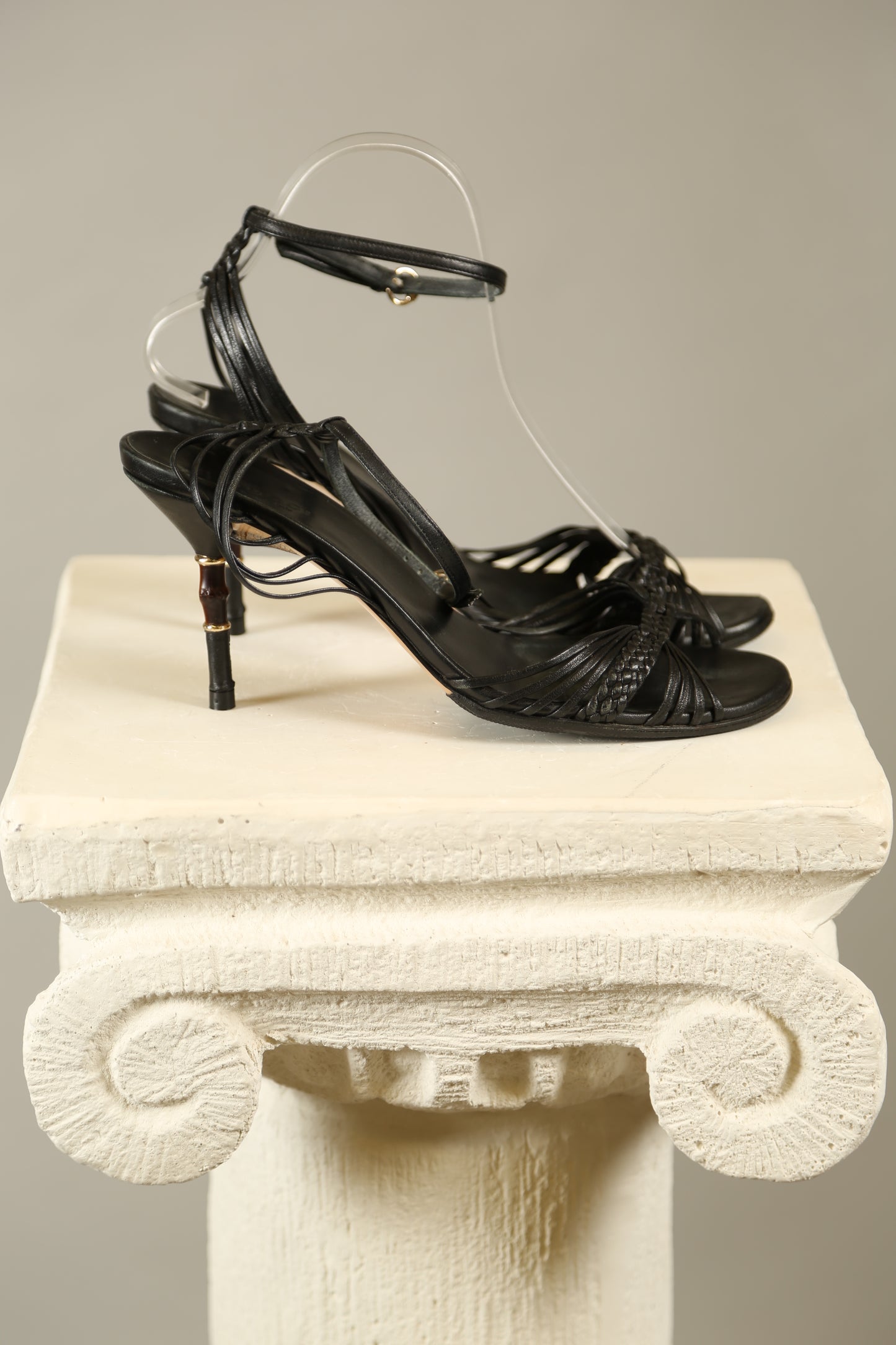 GUCCI "Tom Ford" Bamboo Heels