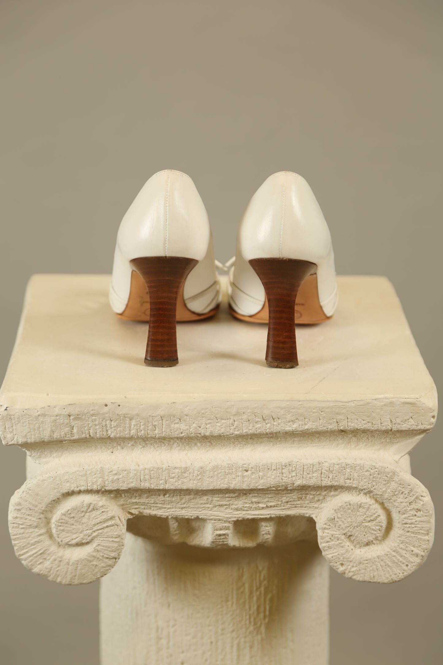 Rare CHANEL White Y2K Heels