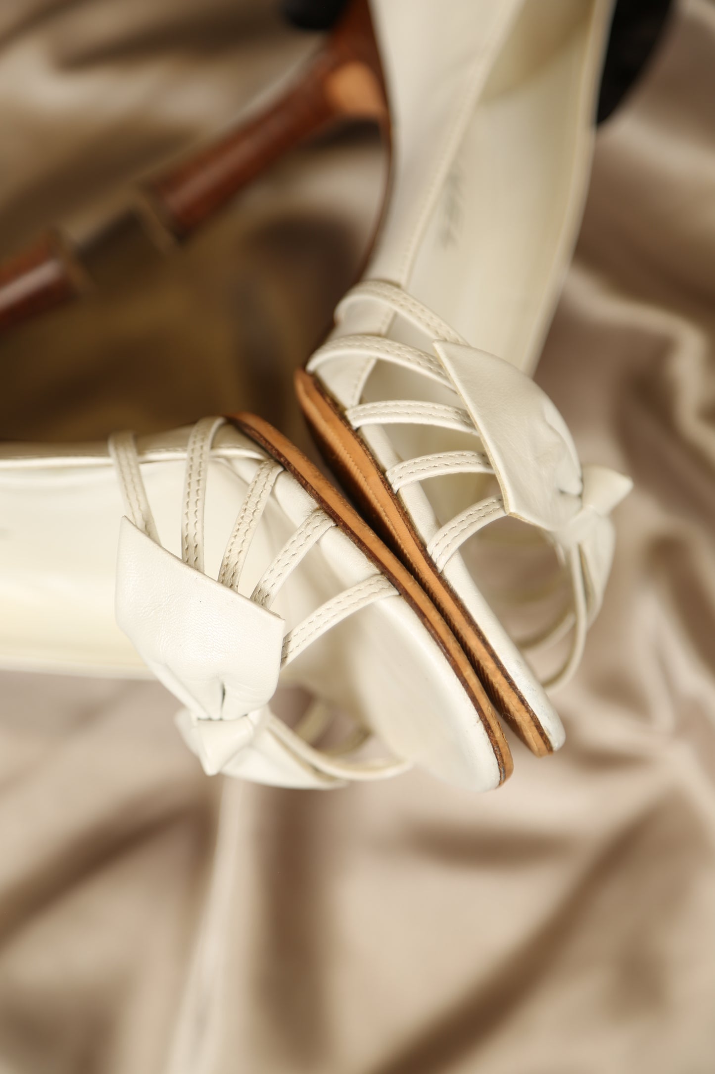 Rare CHANEL White Y2K Heels