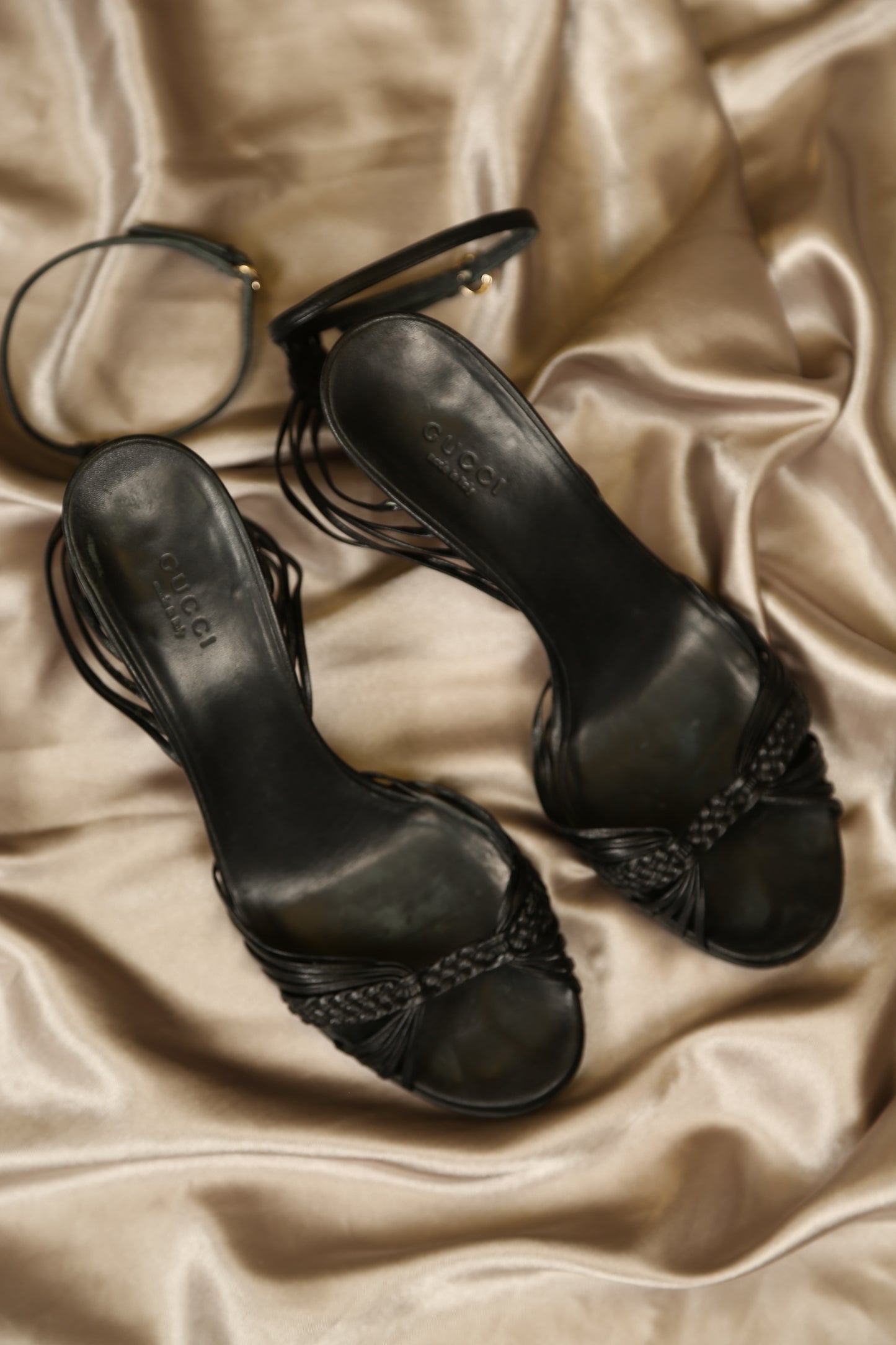 GUCCI "Tom Ford" Bamboo Heels