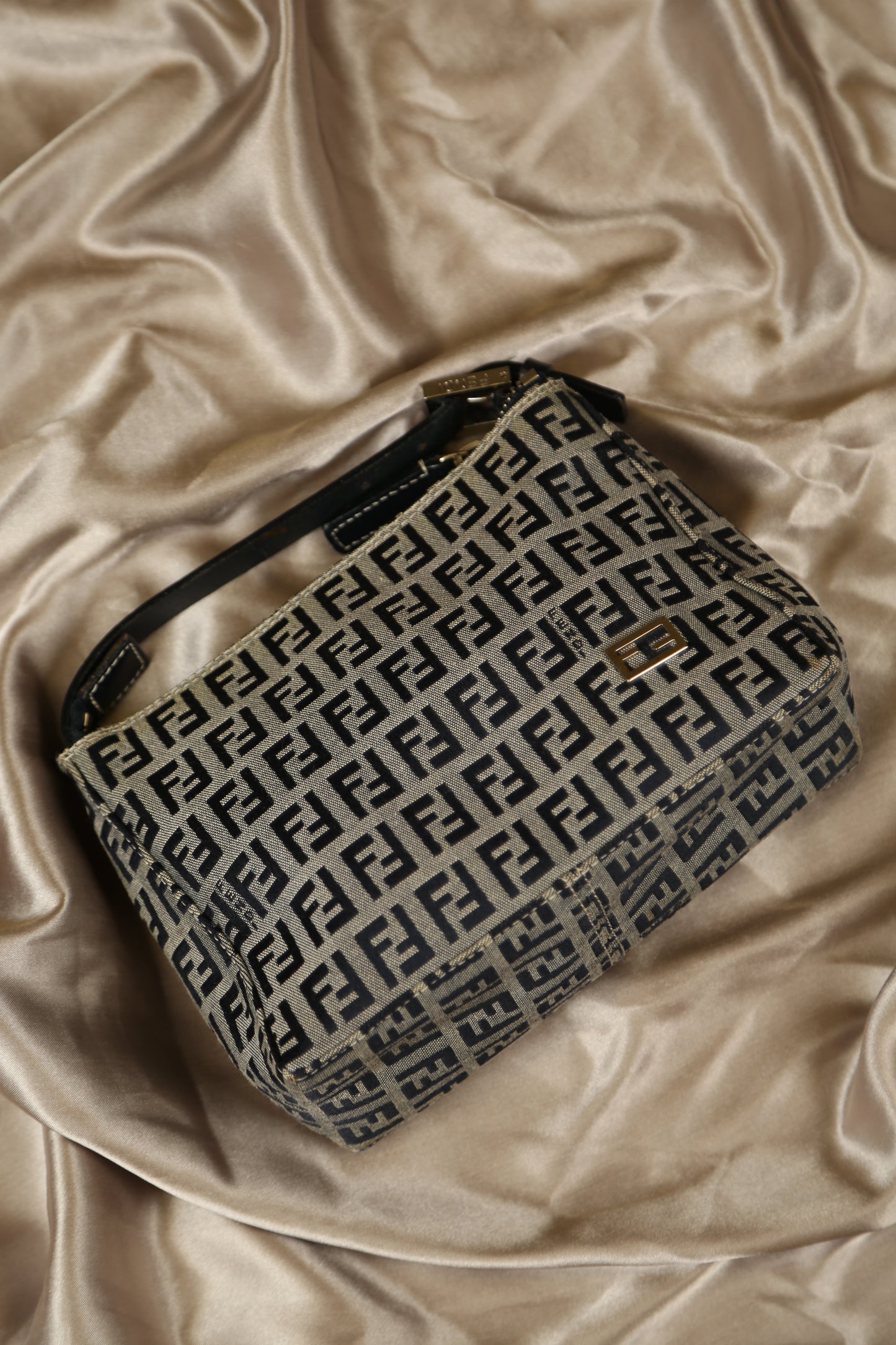 FENDI Zucchino Pochette Blue