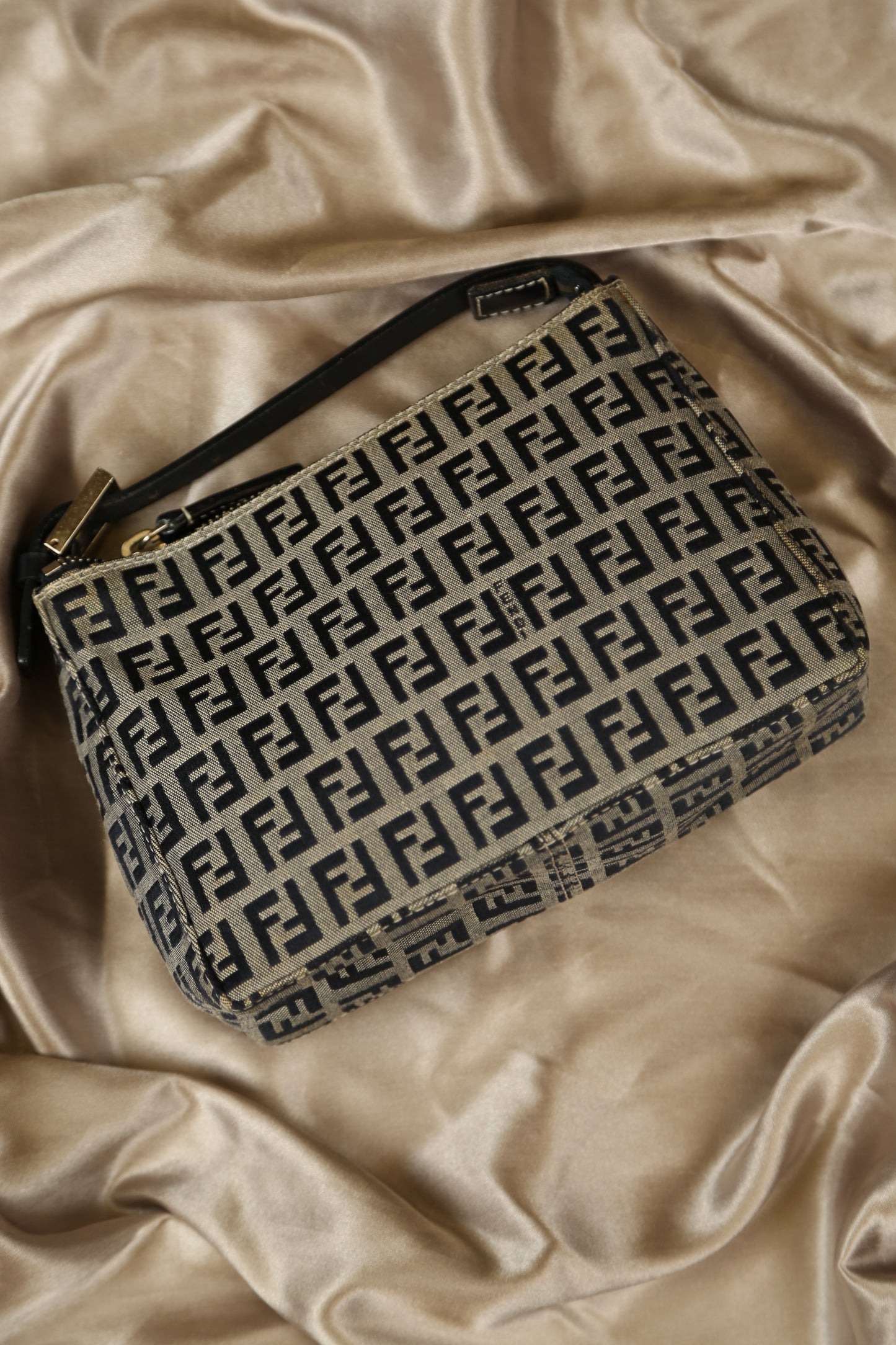 FENDI Zucchino Pochette Blue
