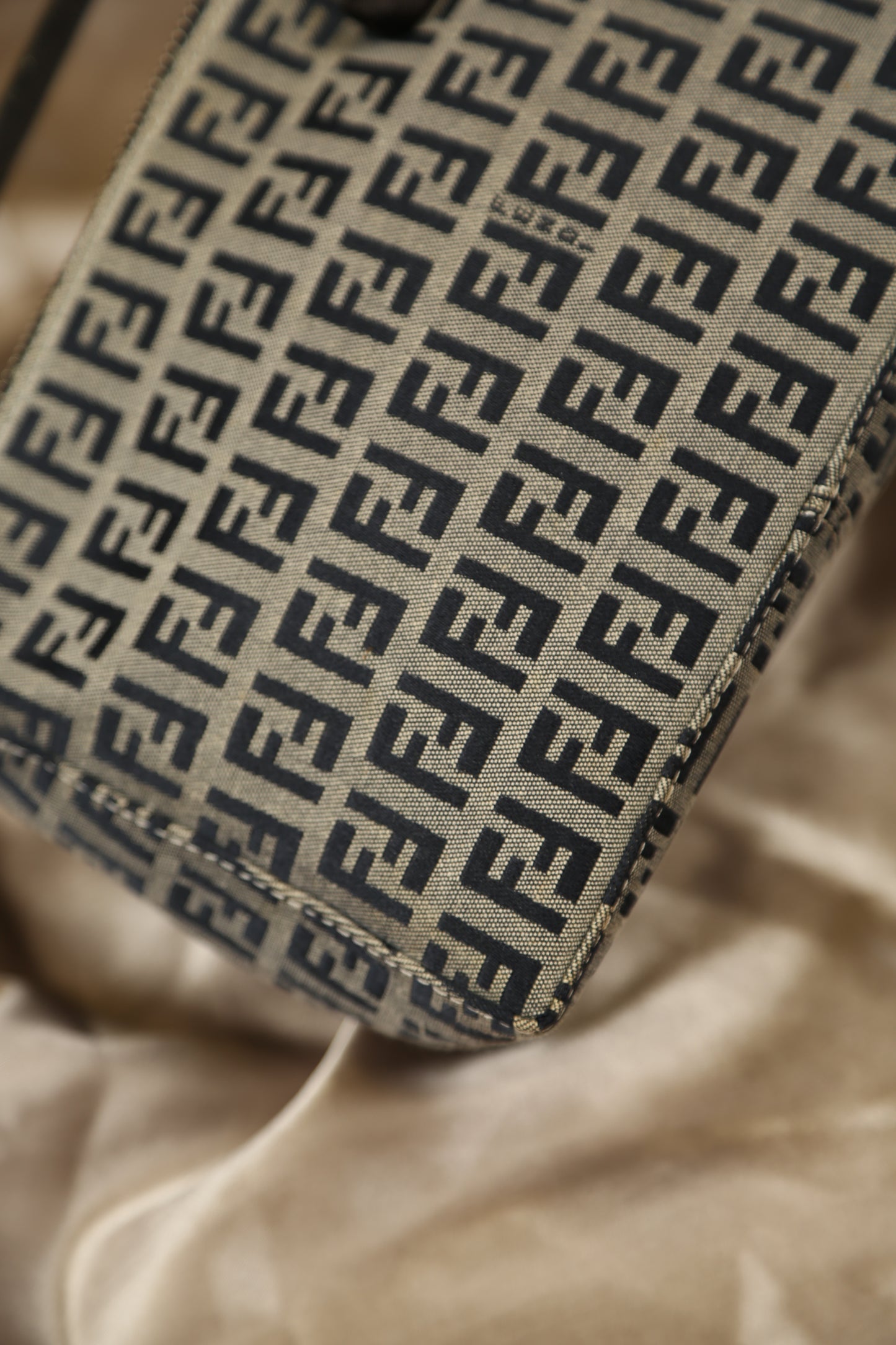FENDI Zucchino Pochette Blue