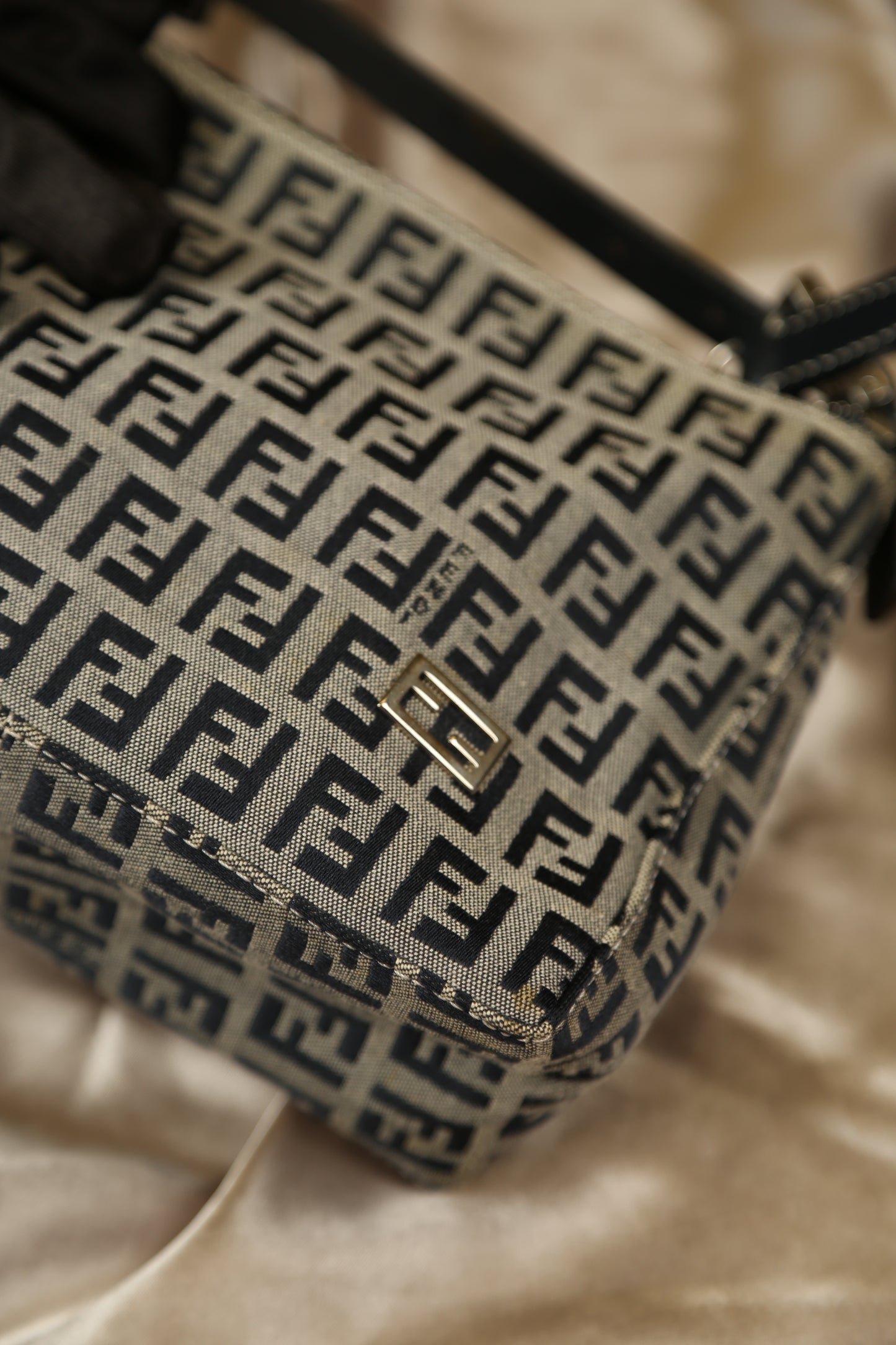 FENDI Zucchino Pochette Blue