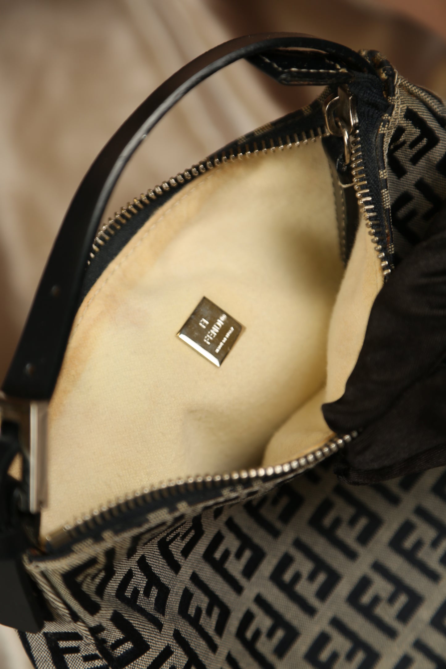 FENDI Zucchino Pochette Blue