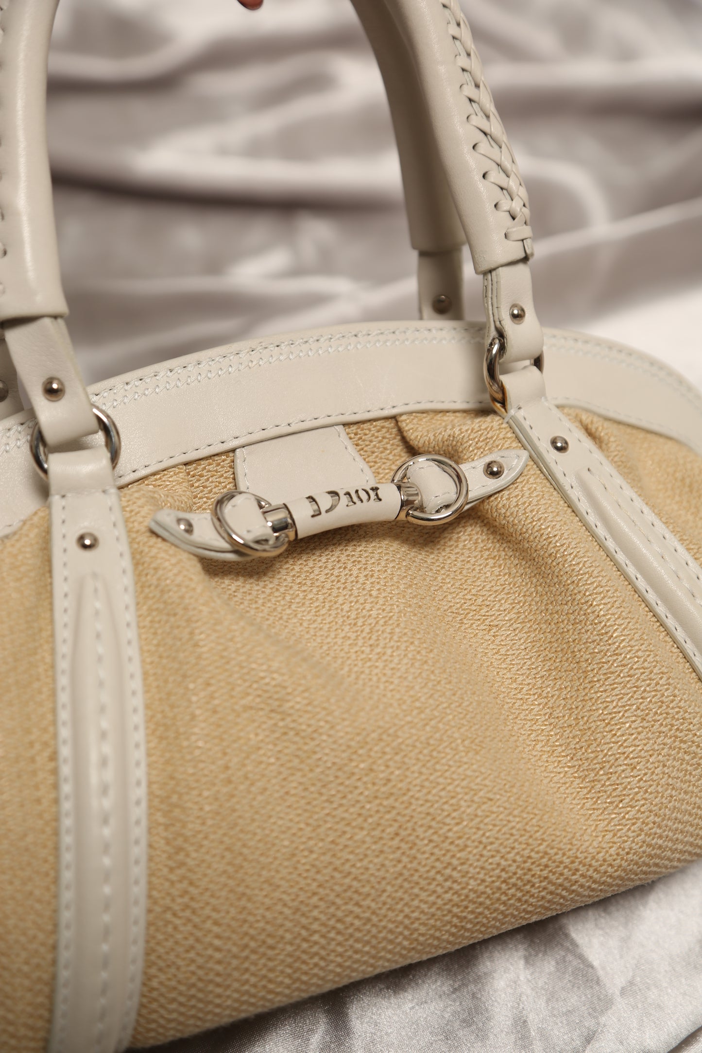 CHRISTIAN DIOR Raffia Bag