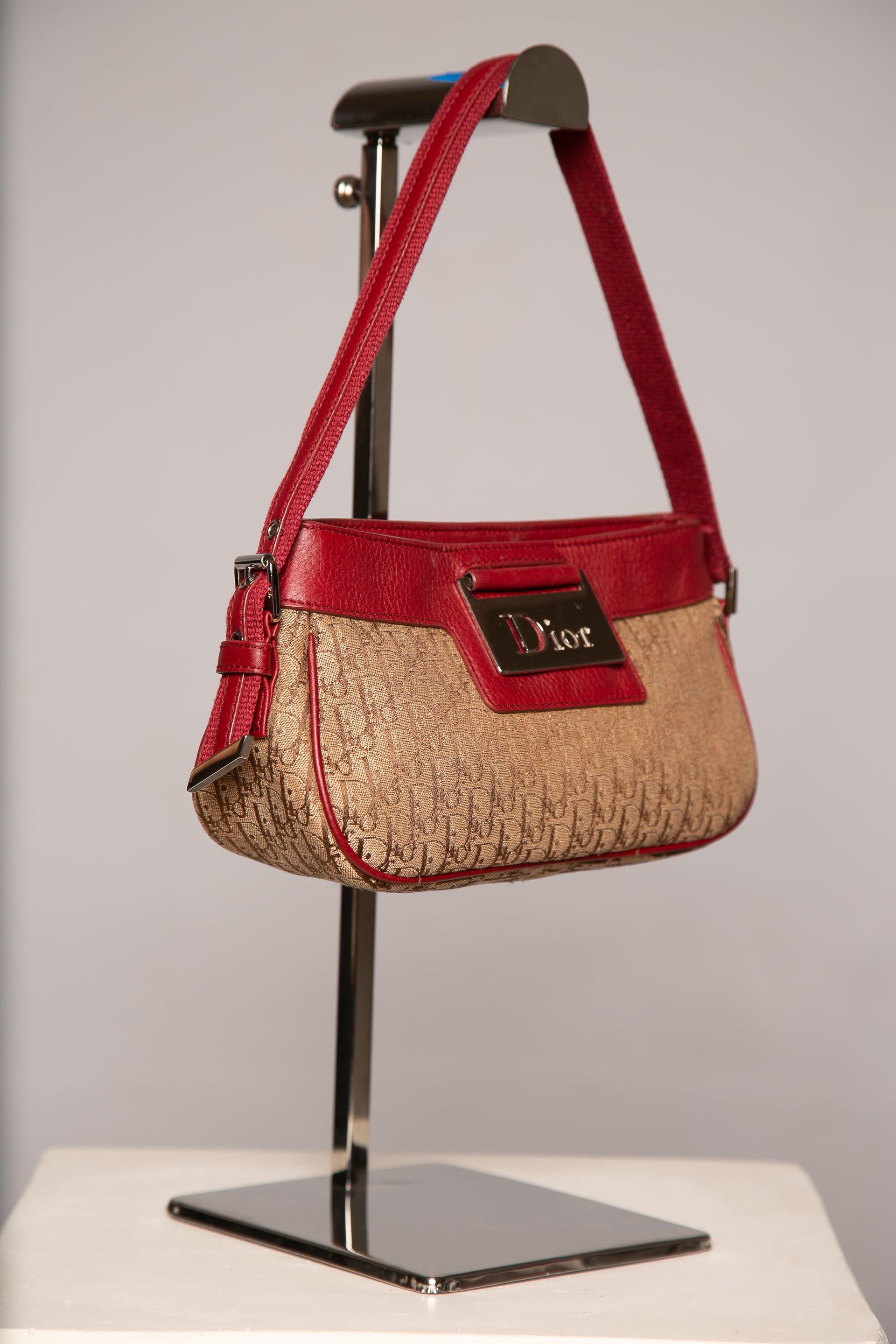 Dior Christian Mini Street Chic Trotter Vintage Y2K Handbag Monogram  Pochette