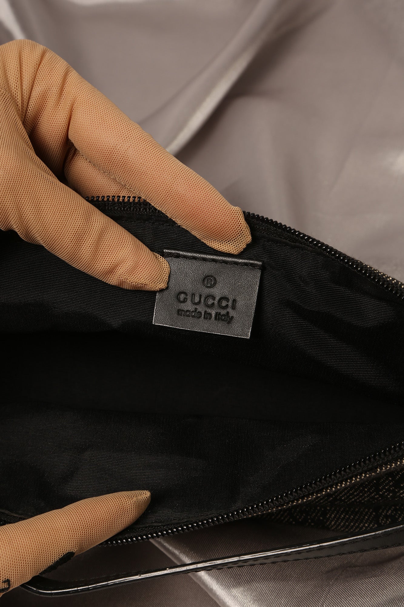 GUCCI Monogram Boat Bag