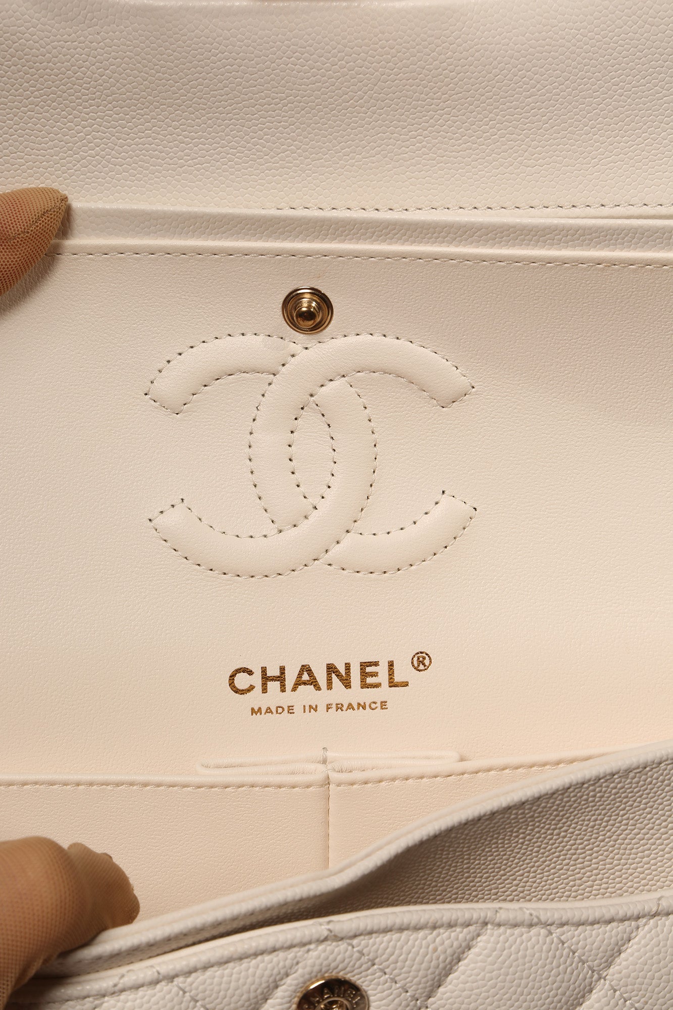 authentic chanel wallet caviar