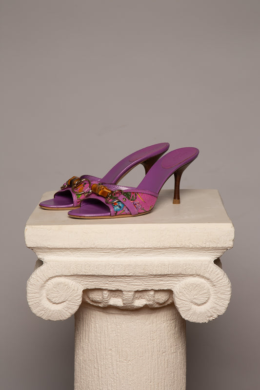 GUCCI Bamboo Mules