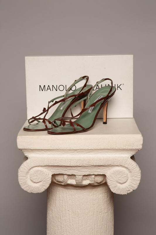 Extremely Rare MANOLO BLAHNIK Sandals