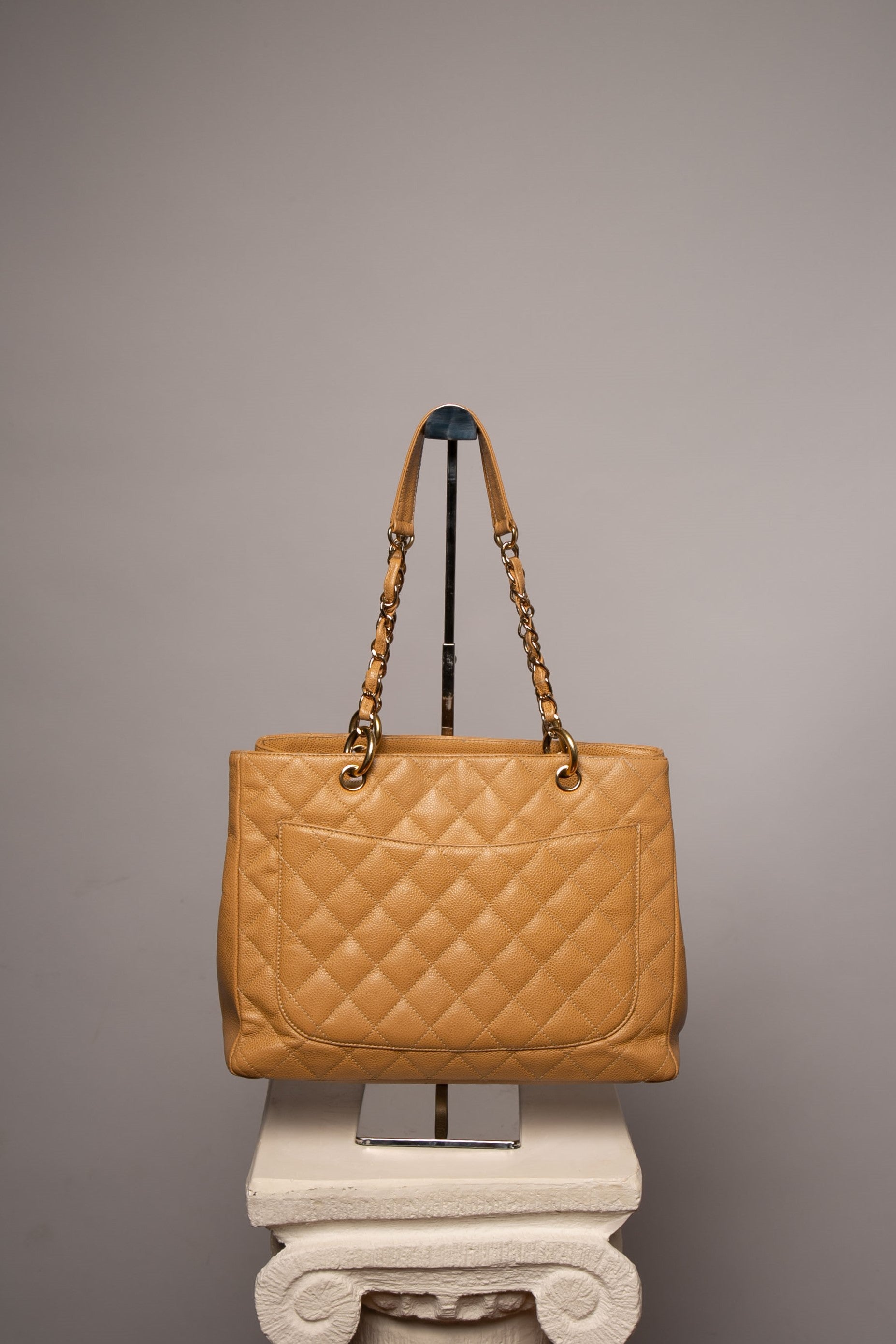 CHANEL Caviar Quilted Shopping Tote GST