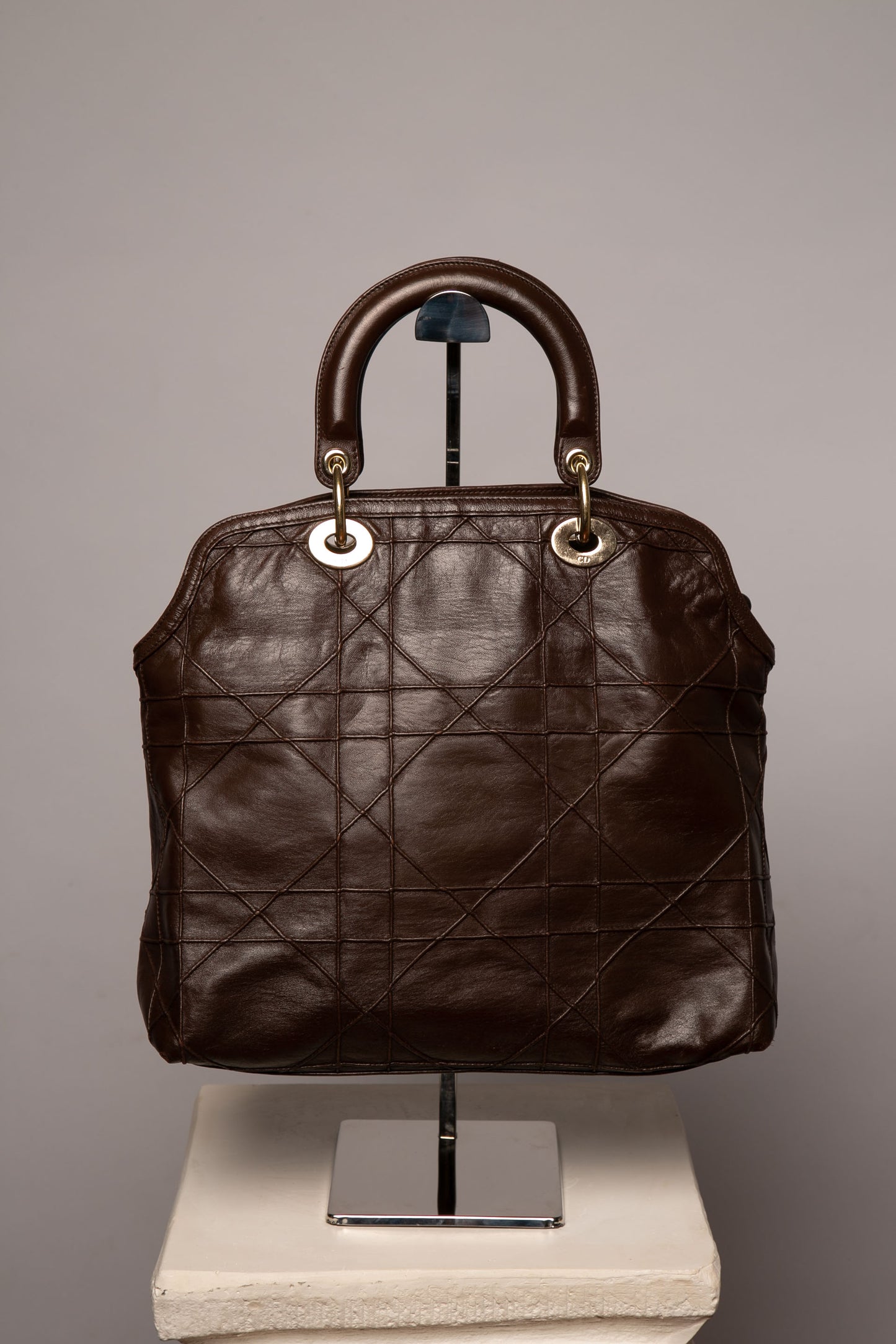 CHRISTIAN DIOR Cannage  Granville Tote Bag