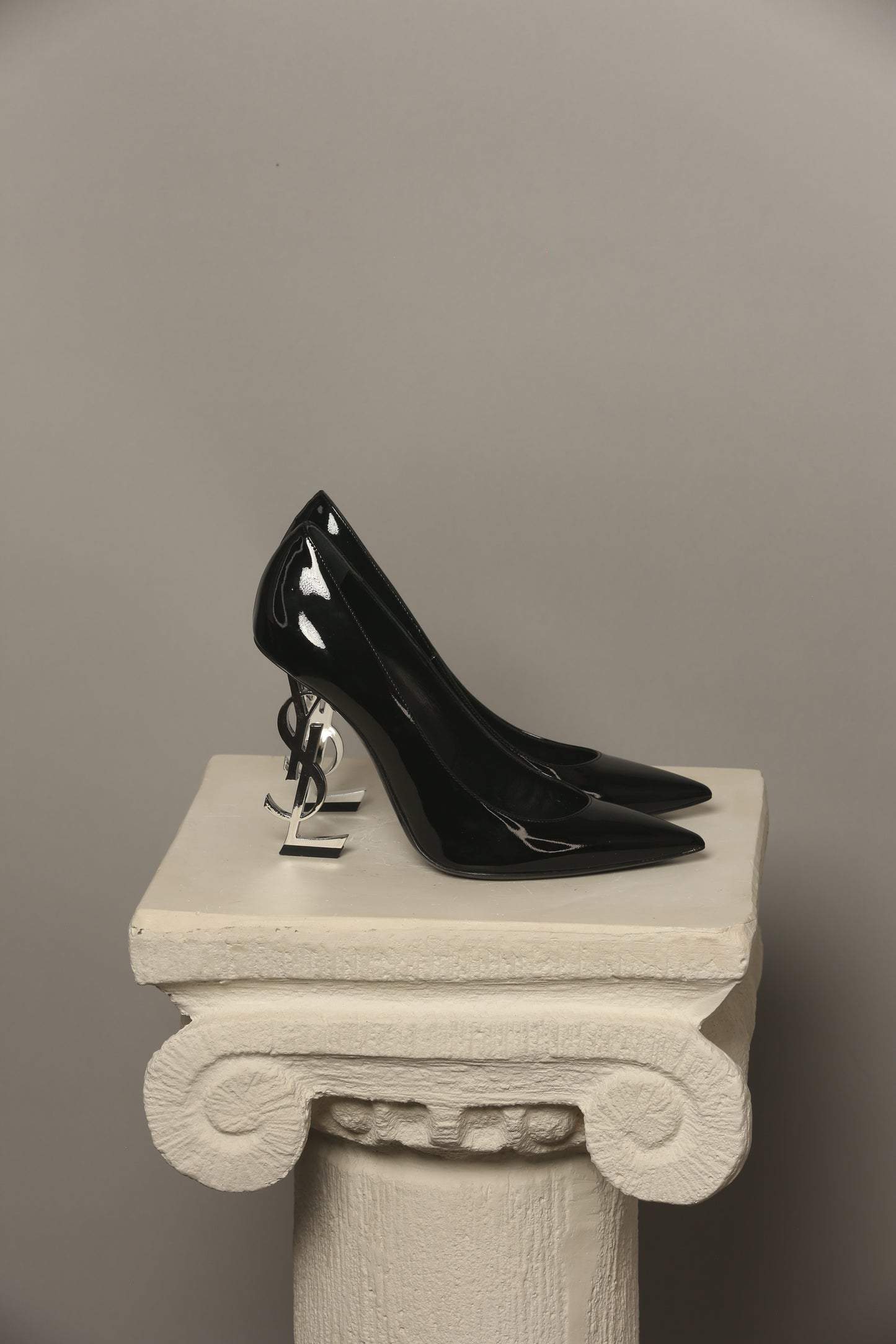 SAINT LAURENT Opyum patent leather pumps