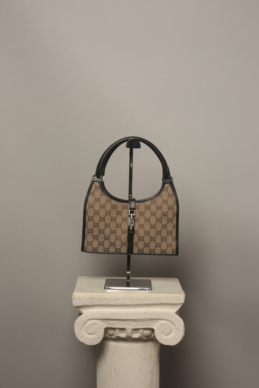 GUCCI GG Bardot Canvas Bag