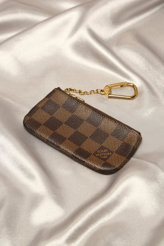 LOUIS VUITTON  Damier Ebene Key Pouch