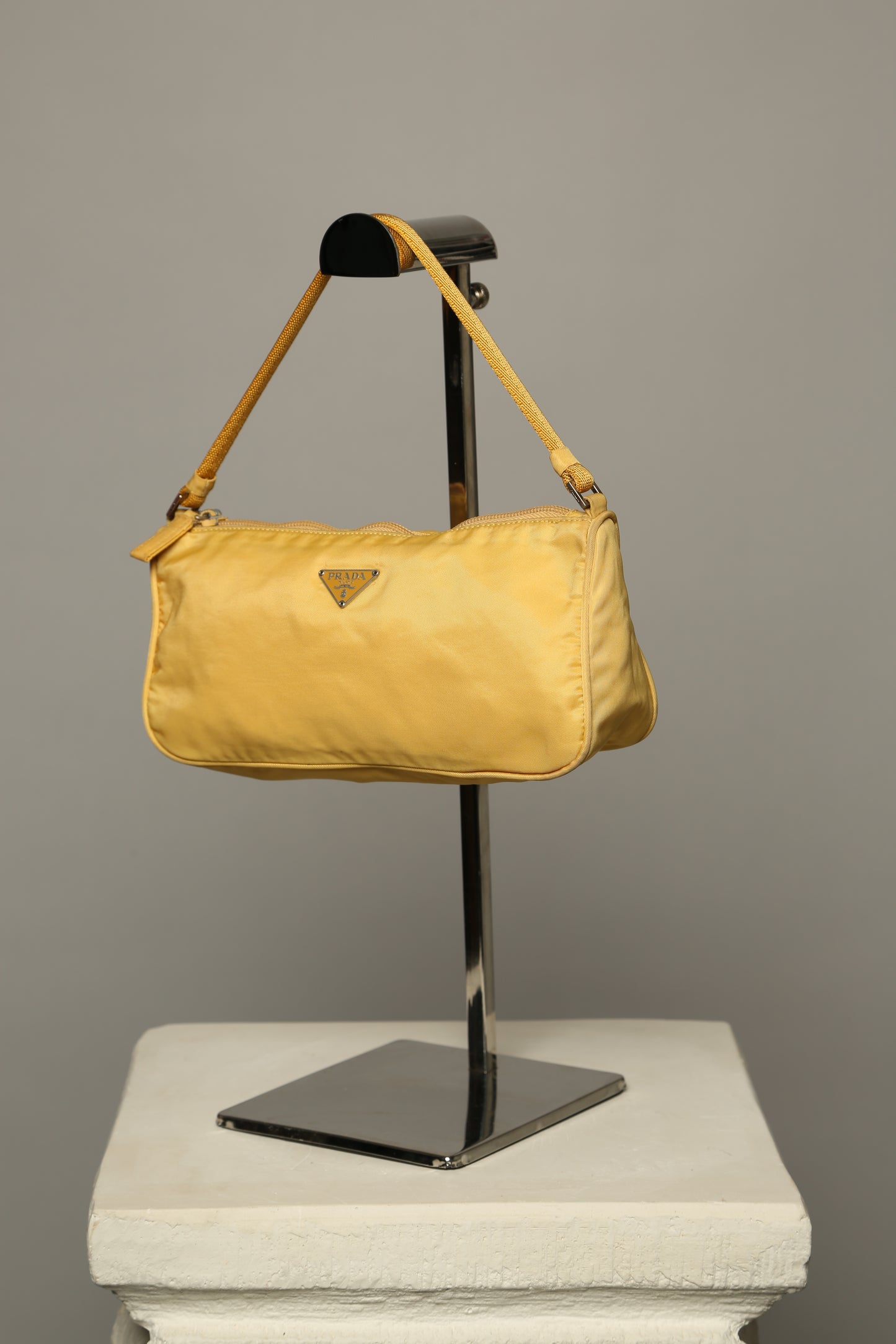 PRADA Yellow Nylon Bag