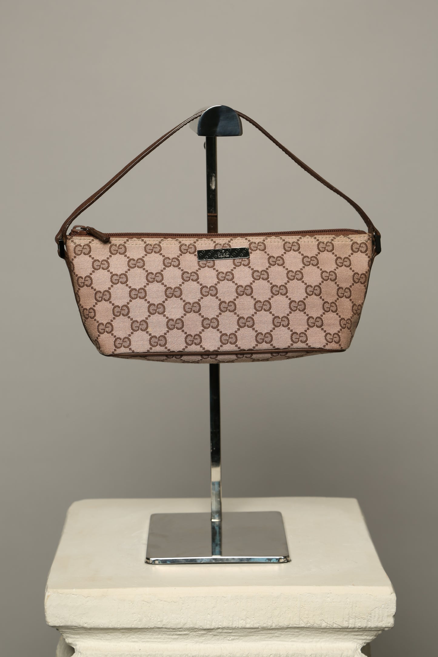 GUCCI GG Canvas Boat Bag