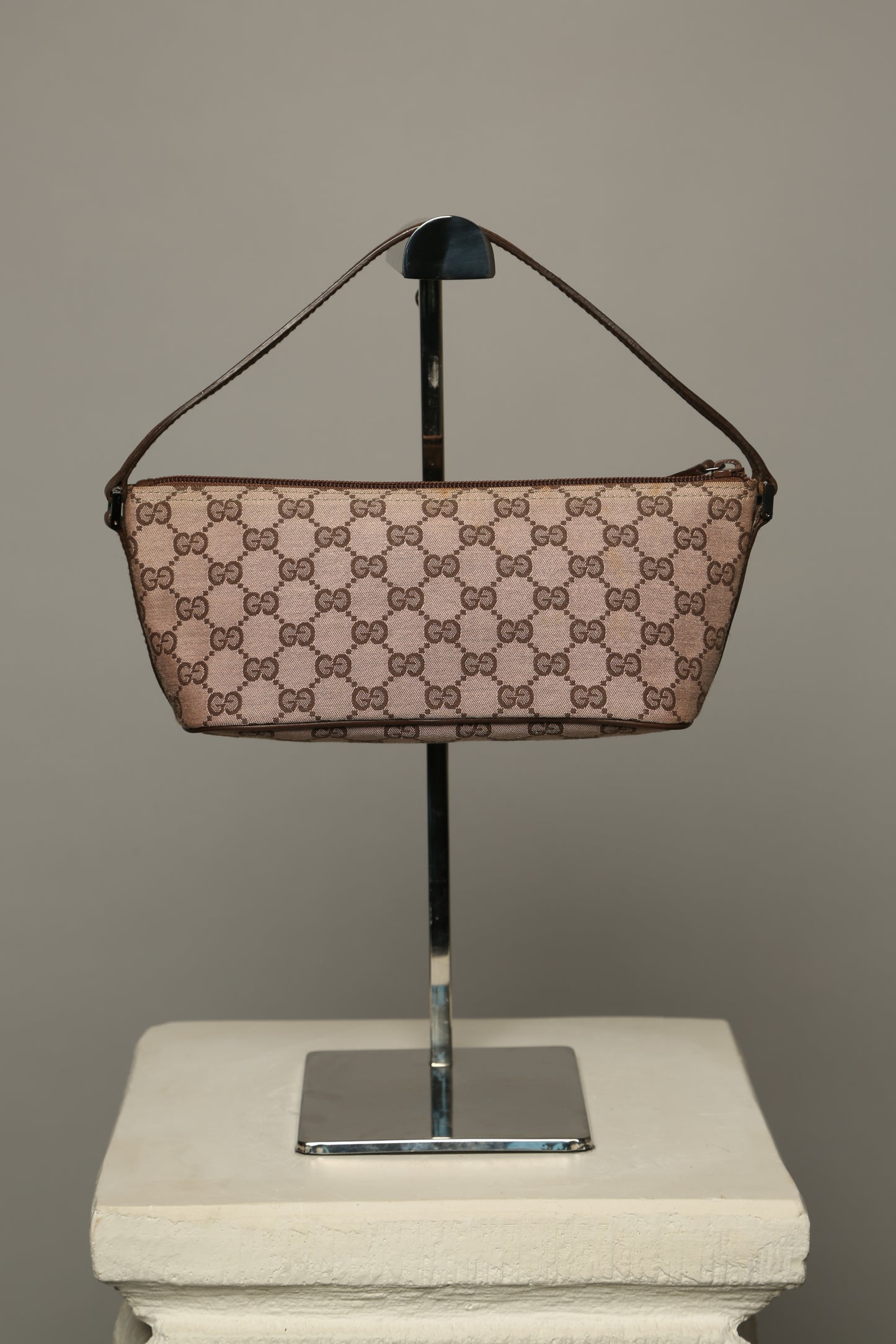 GUCCI GG Canvas Boat Bag