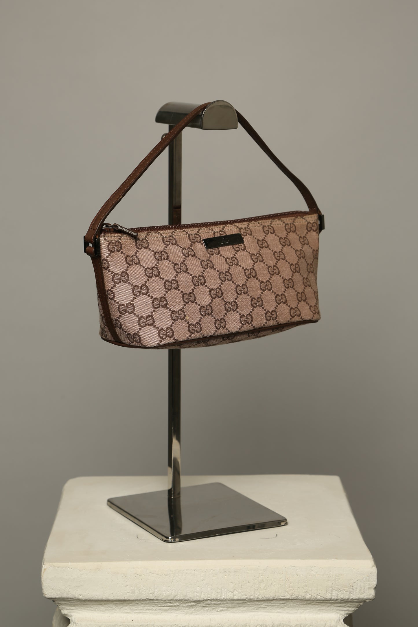 GUCCI GG Canvas Boat Bag