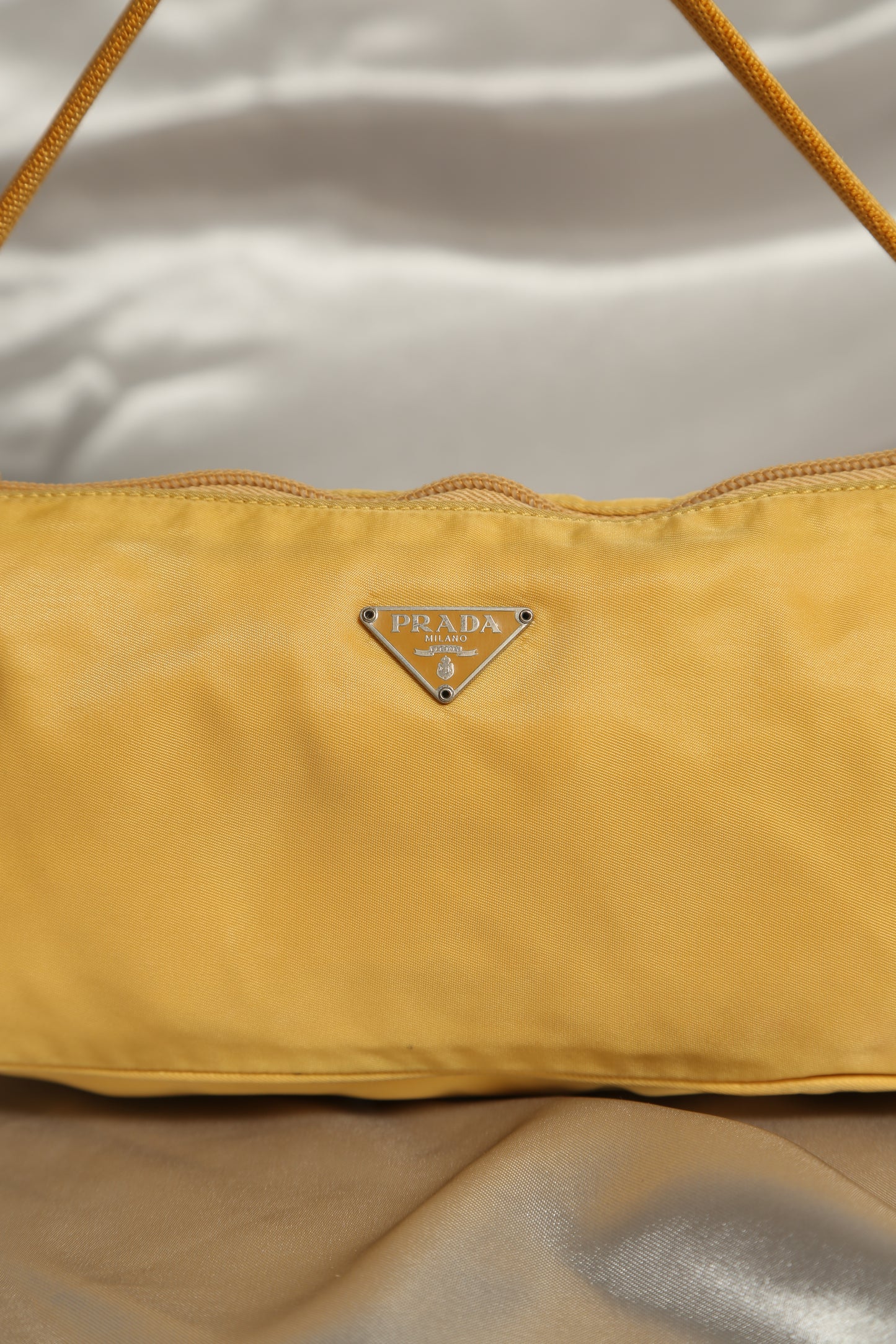 PRADA Yellow Nylon Bag