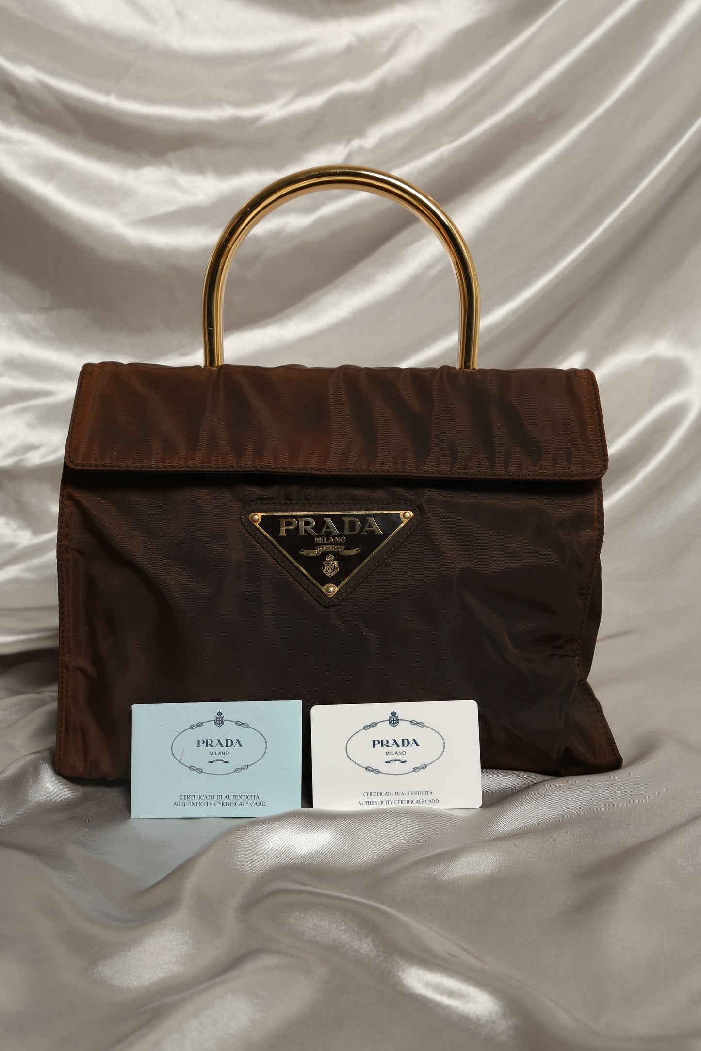 Extremely Rare Prada Nylon Kelly Bag