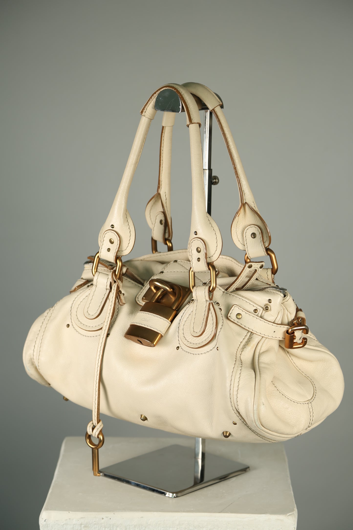 CHLOE Paddington Shoulder Bag Cream