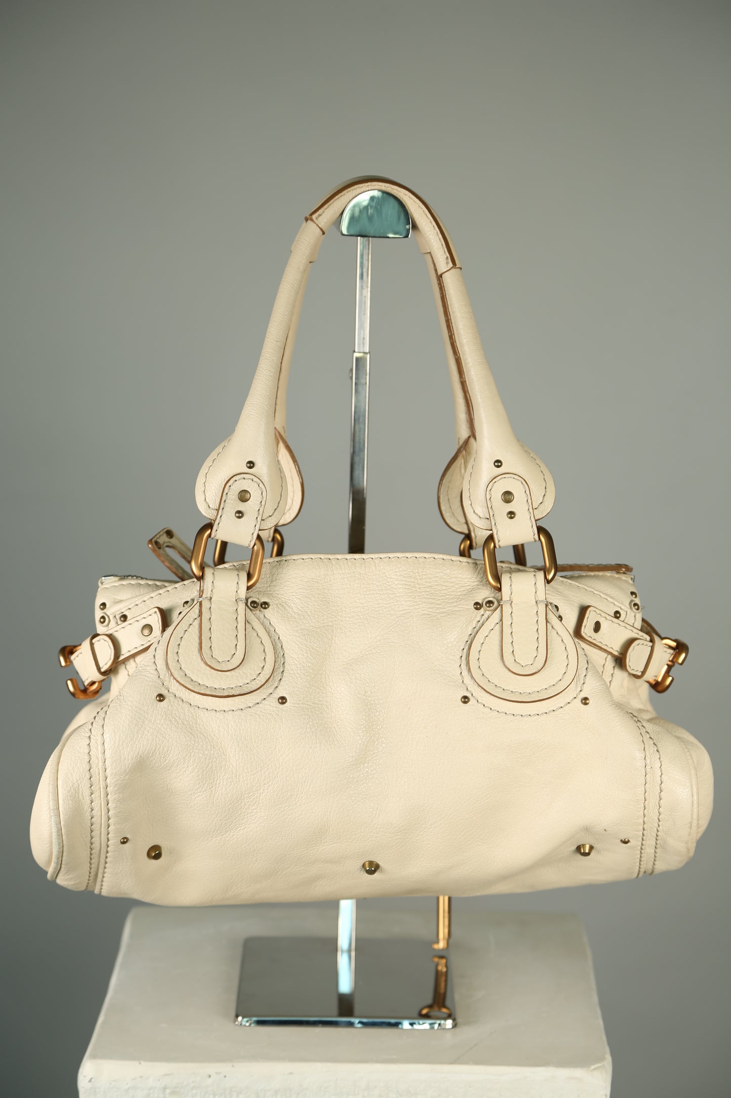 CHLOE Paddington Shoulder Bag Cream