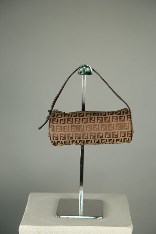 Rare FENDI Zucchino Barrel Pochette