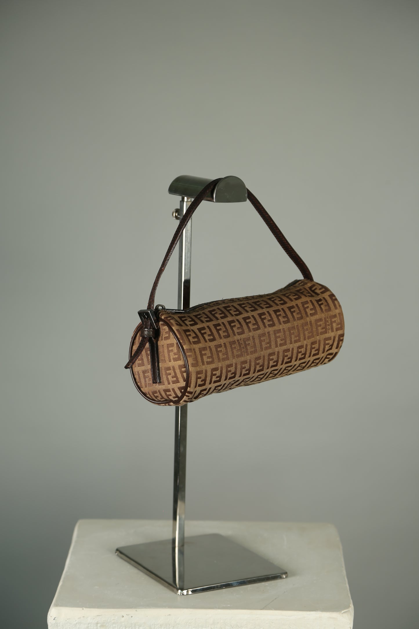 Rare FENDI Zucchino Barrel Pochette