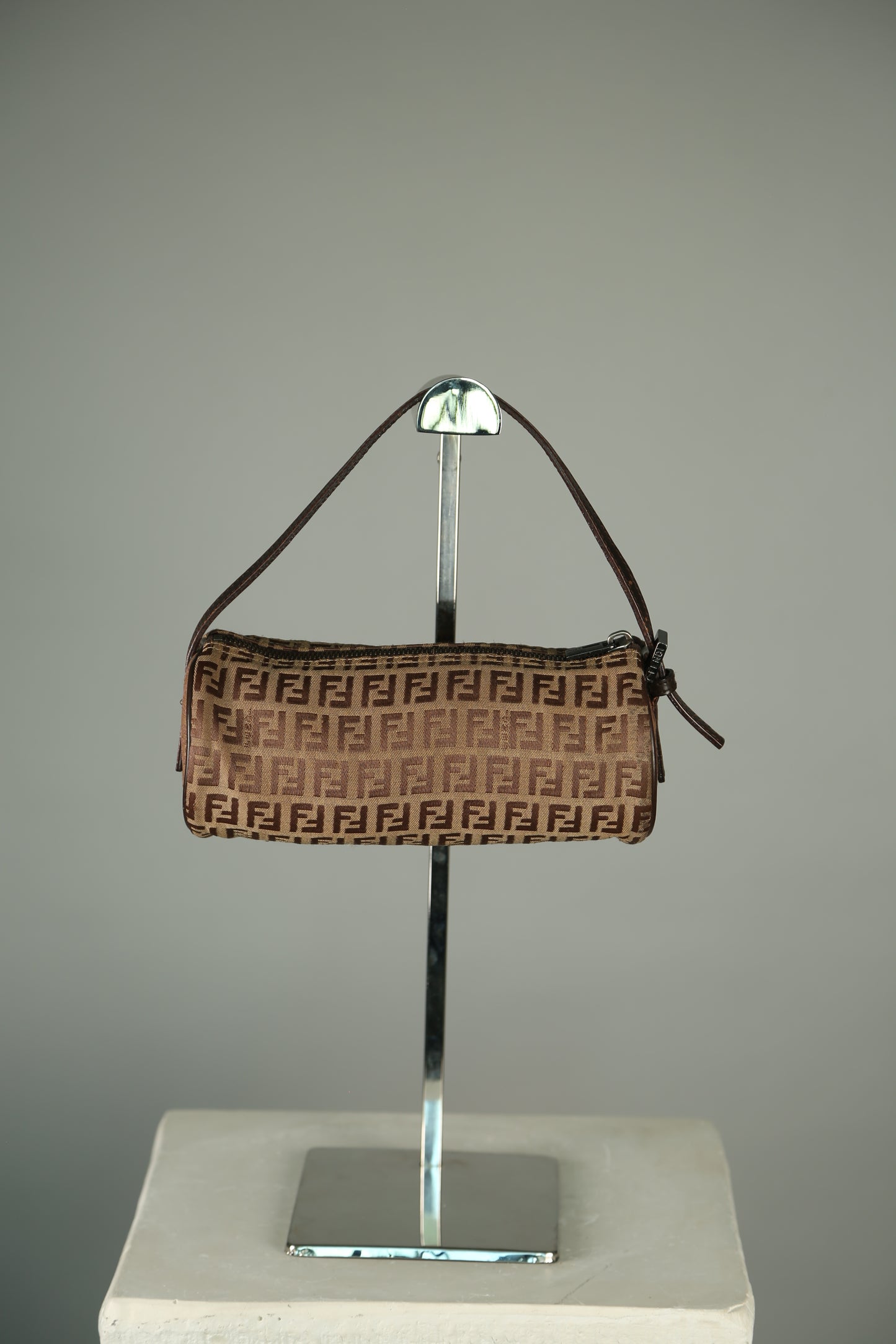 Rare FENDI Zucchino Barrel Pochette