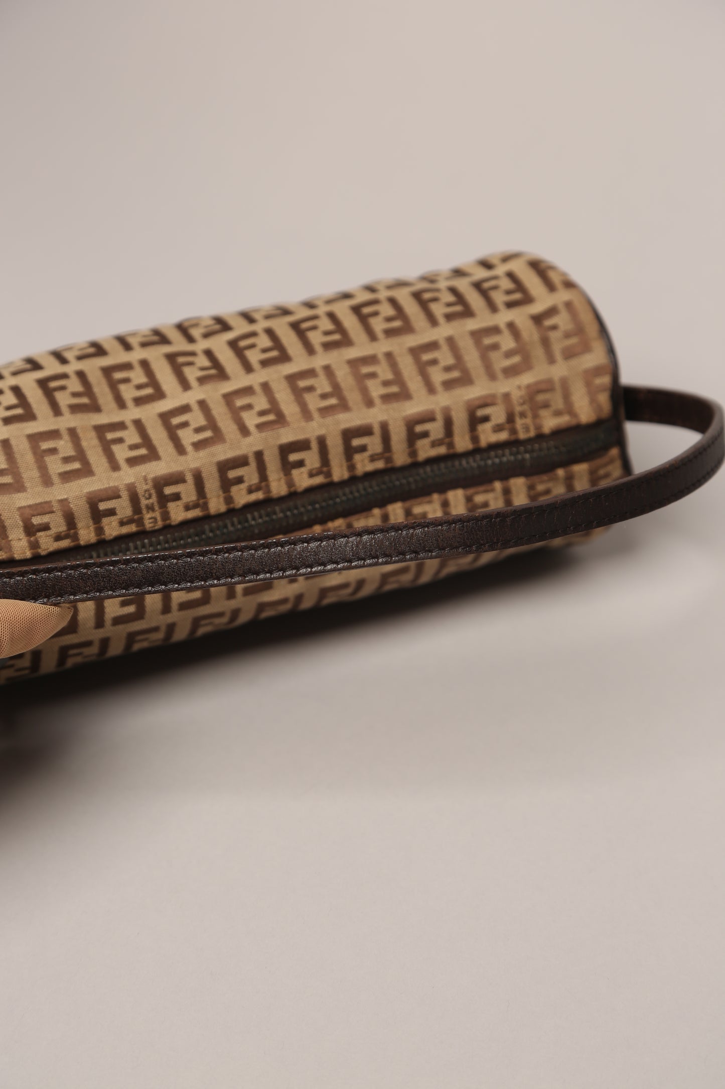 Rare FENDI Zucchino Barrel Pochette