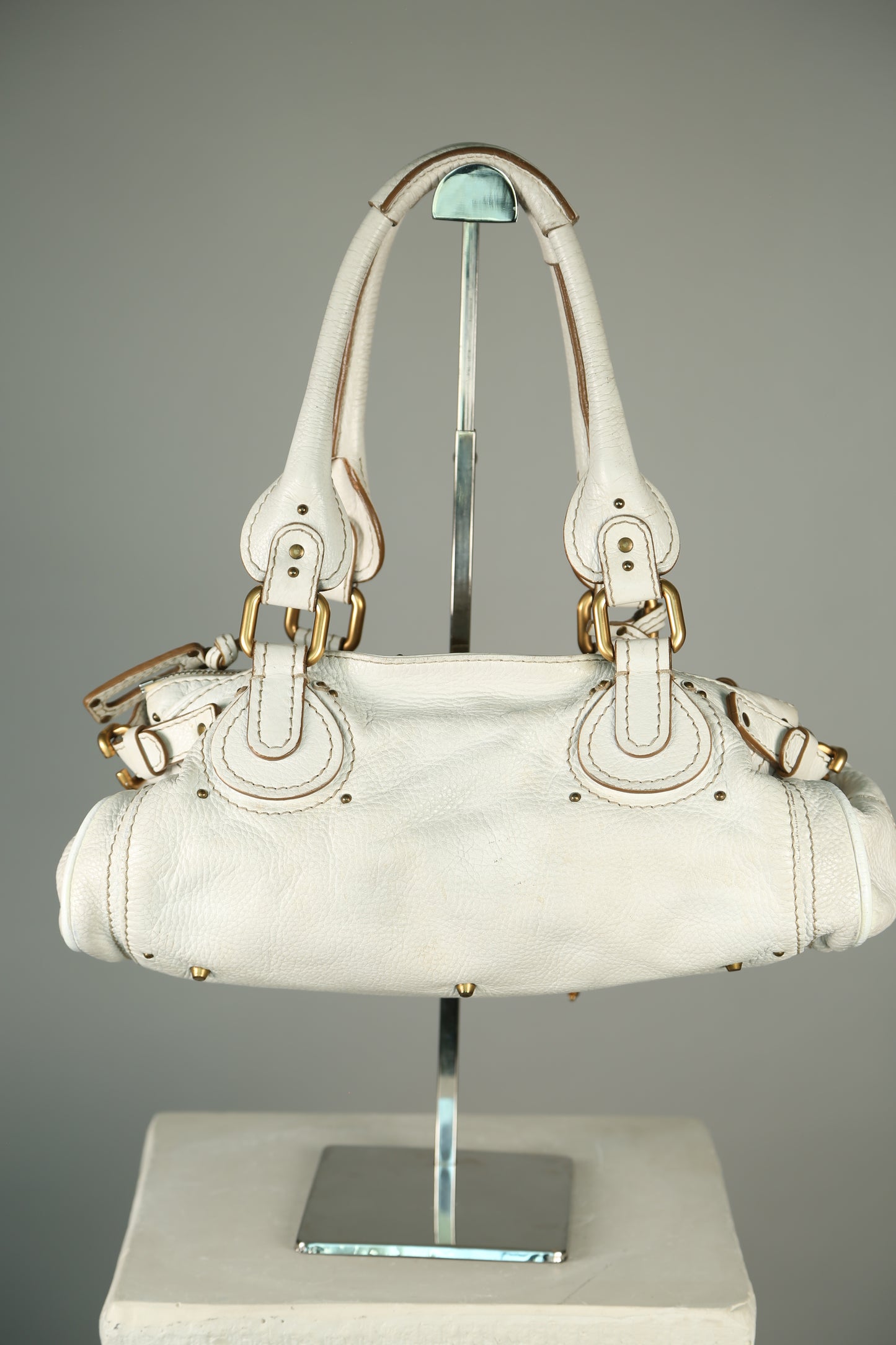 CHLOE Paddington Shoulder Bag White