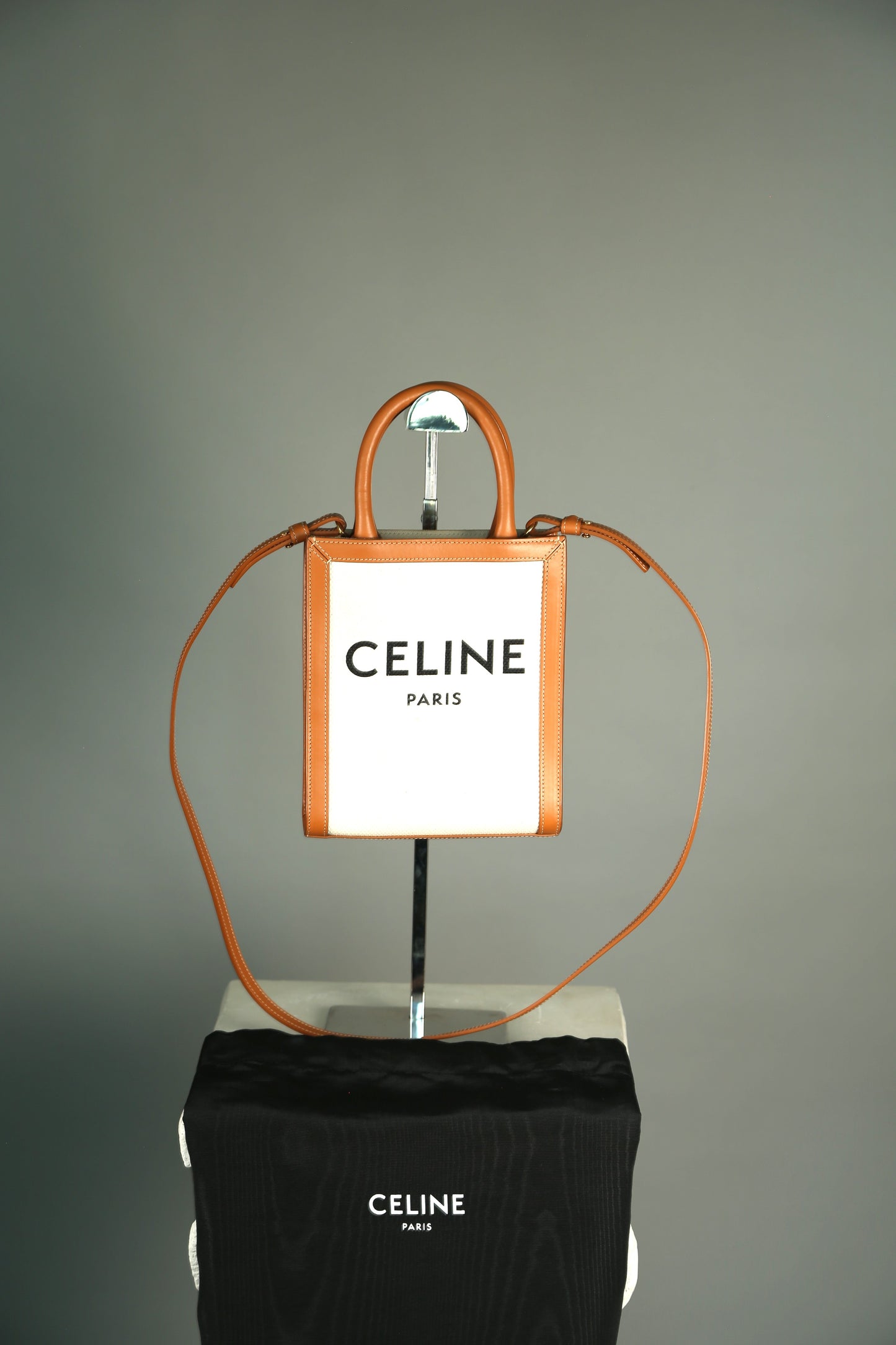 CELINE Canvas Crossbody Bag