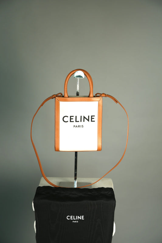 CELINE Canvas Crossbody Bag