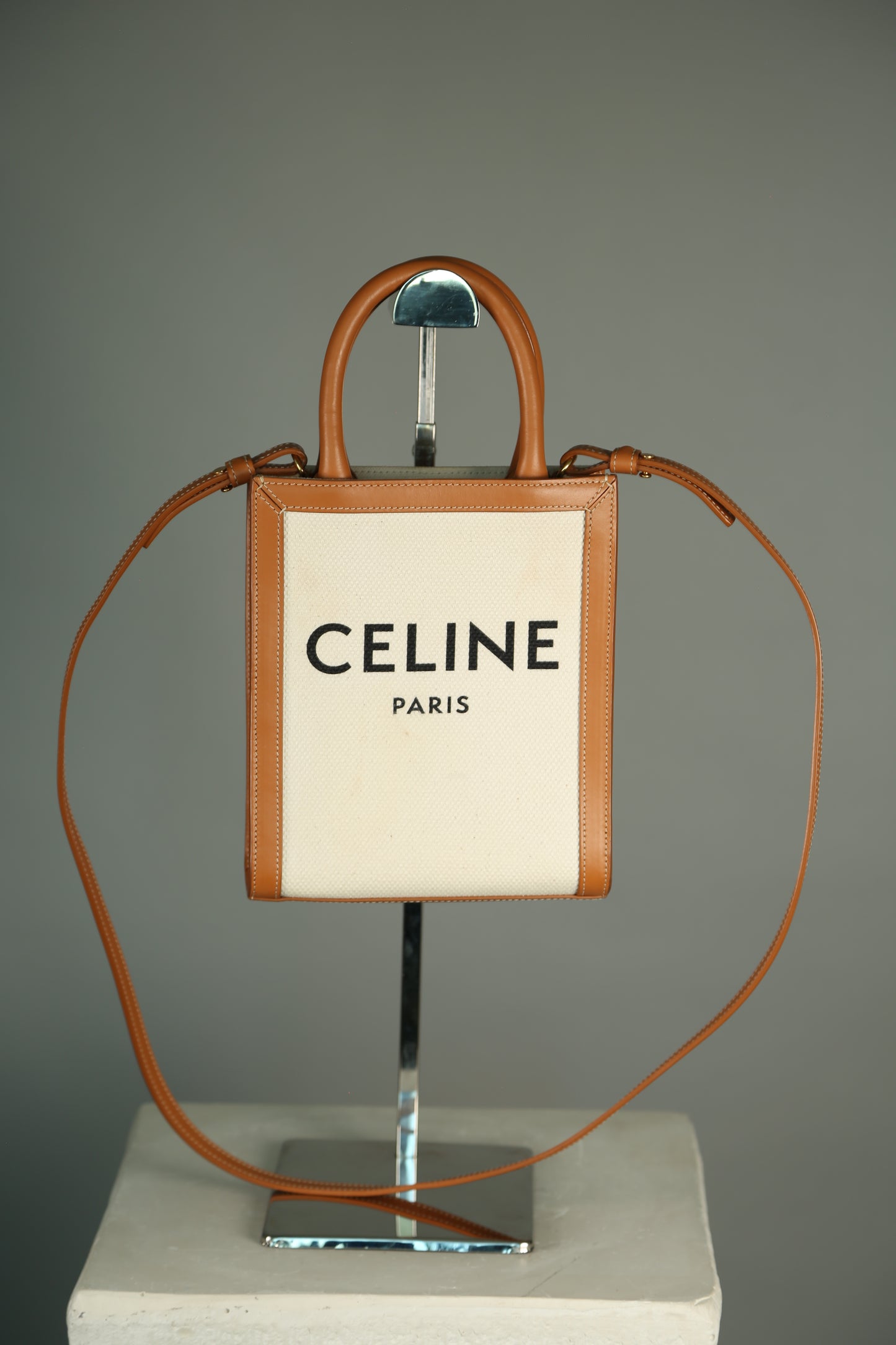 CELINE Canvas Crossbody Bag