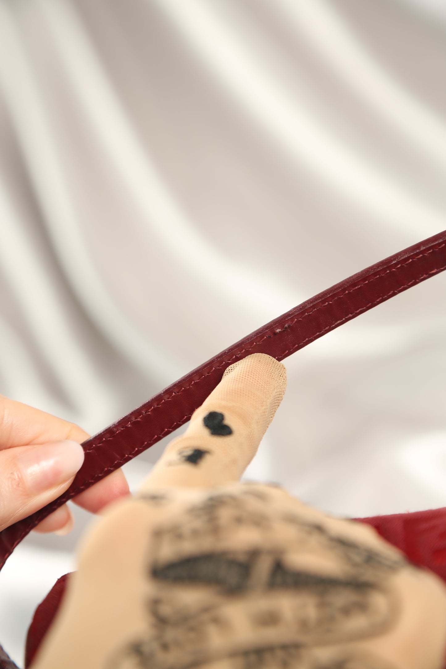 Rare FENDI Zucchino Barrel Pochette Red