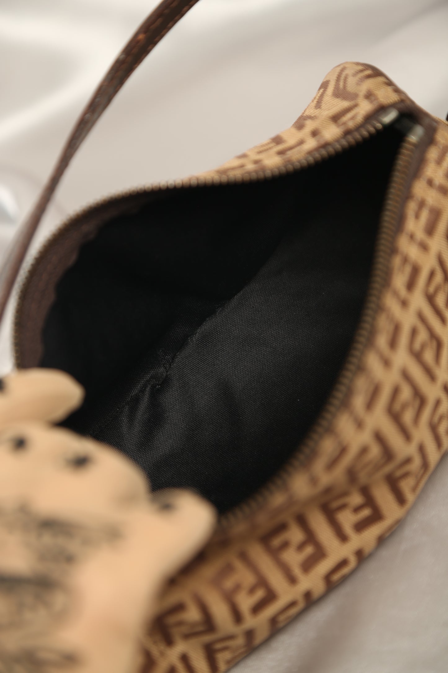 Rare FENDI Zucchino Barrel Pochette