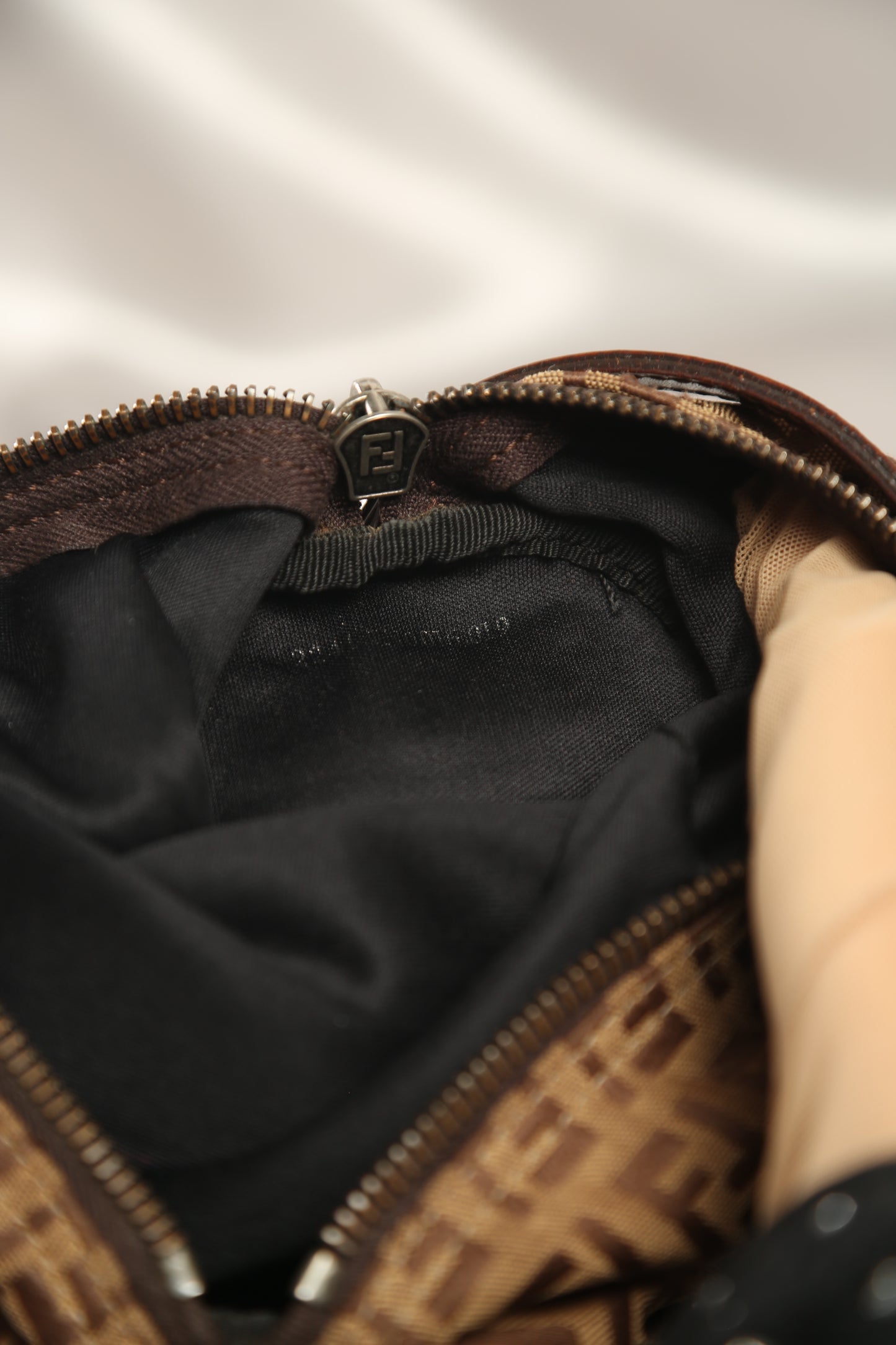 Rare FENDI Zucchino Barrel Pochette