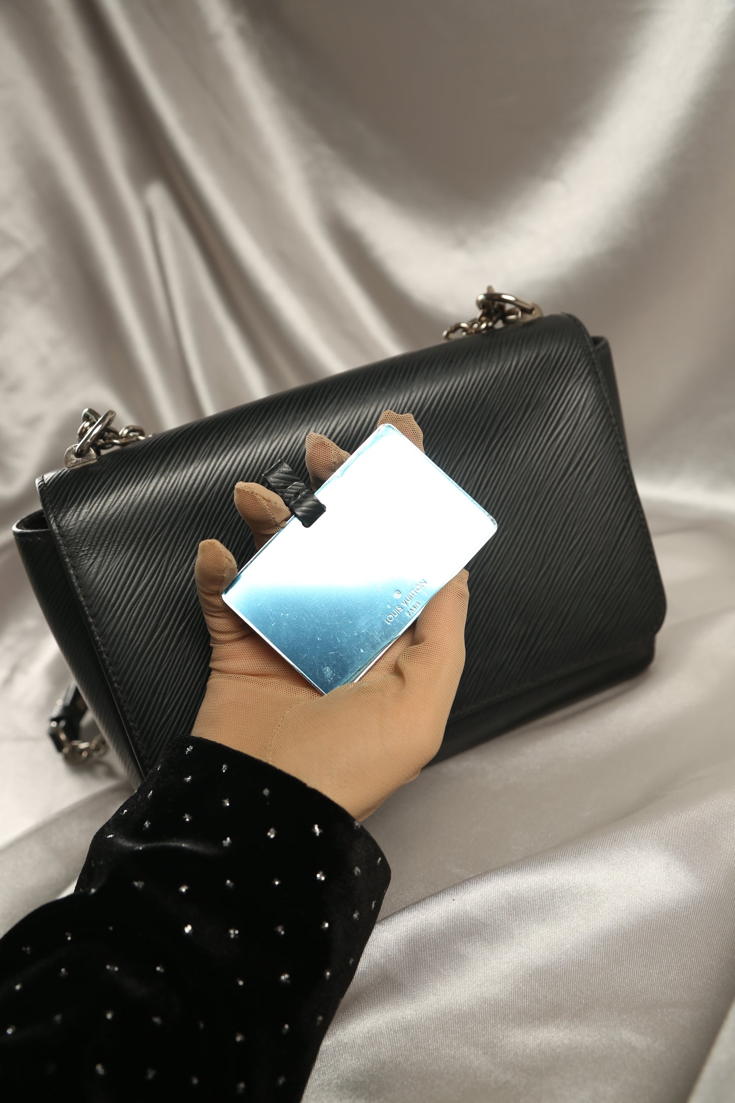 LOUIS VUITTON Epi Shoulder Bag Twist MM Crossbody