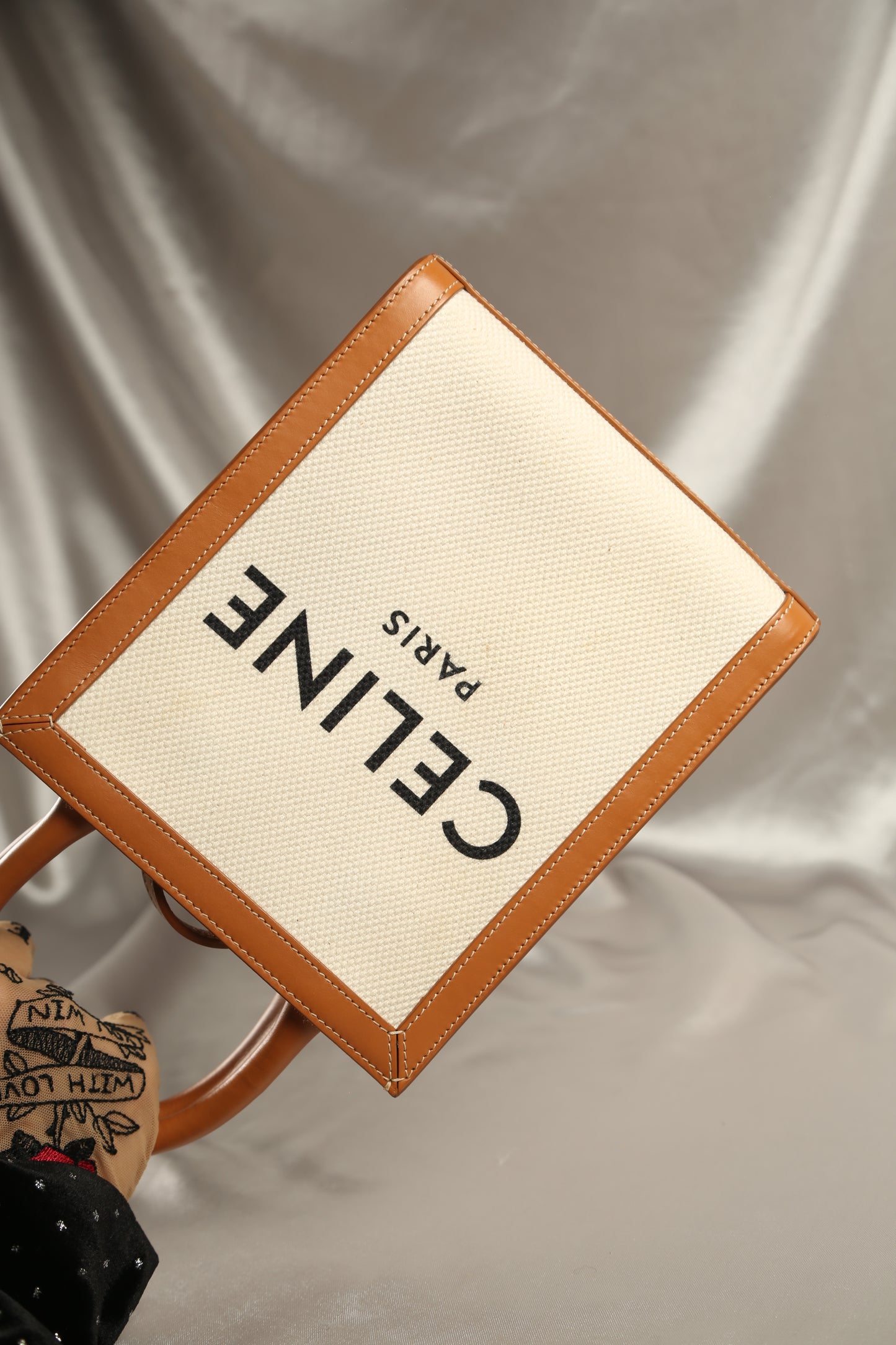 CELINE Canvas Crossbody Bag