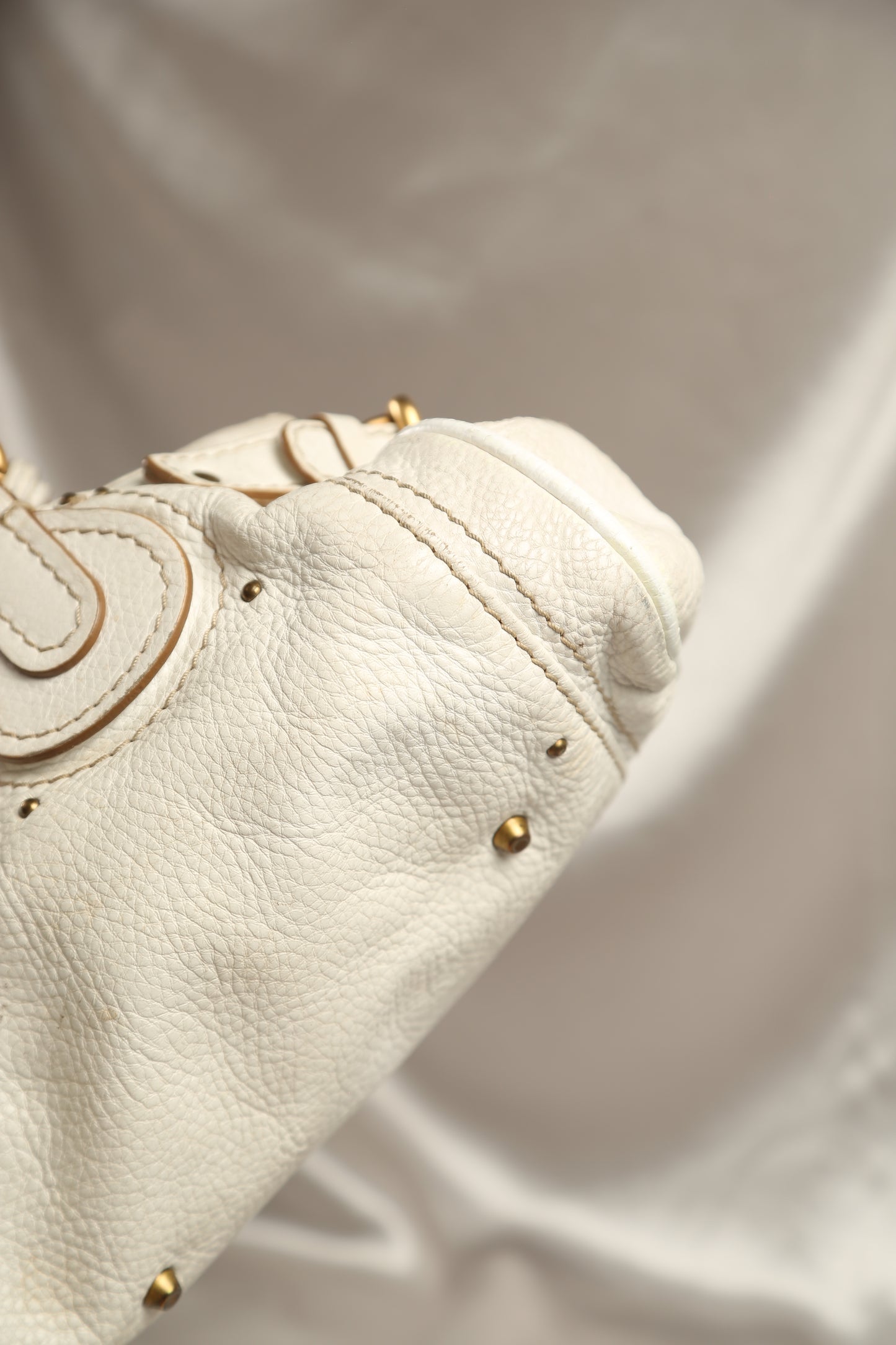 CHLOE Paddington Shoulder Bag White