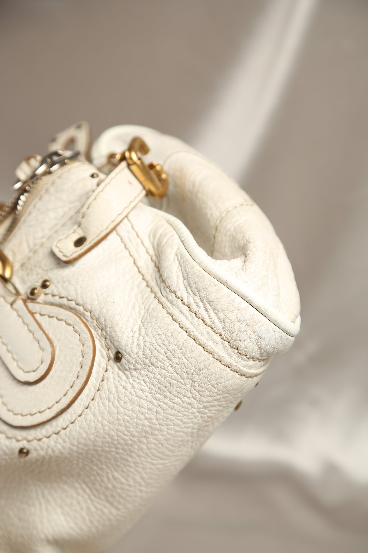 CHLOE Paddington Shoulder Bag White