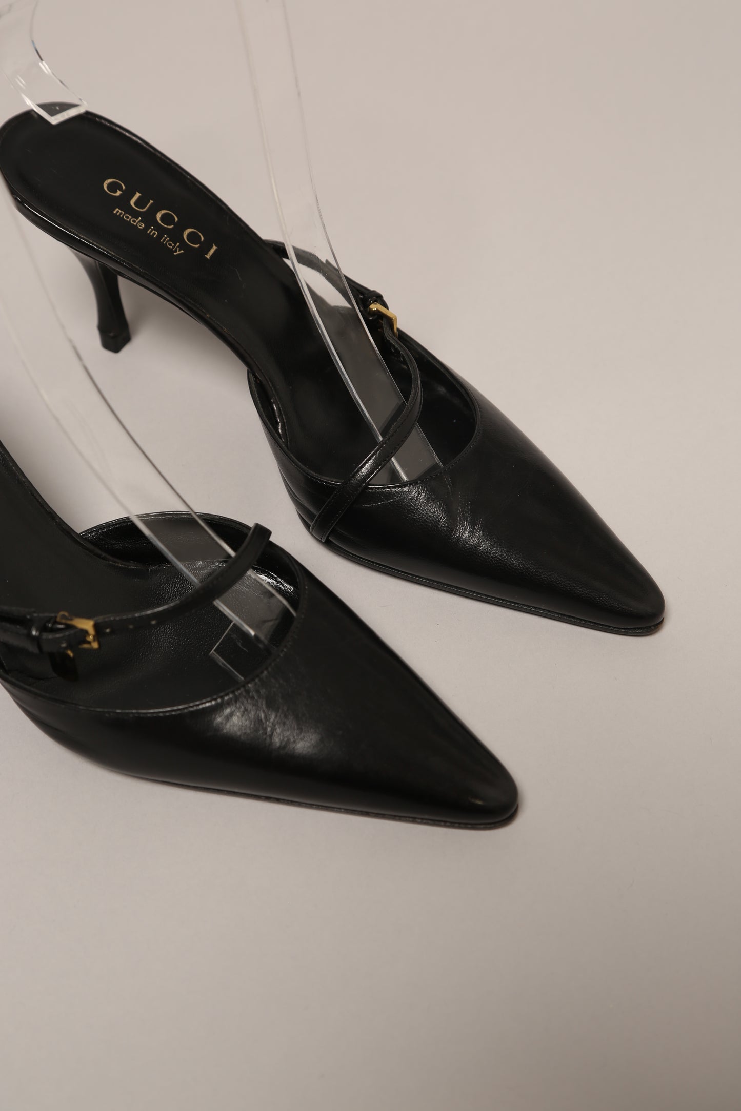 Rare GUCCI Mules Black