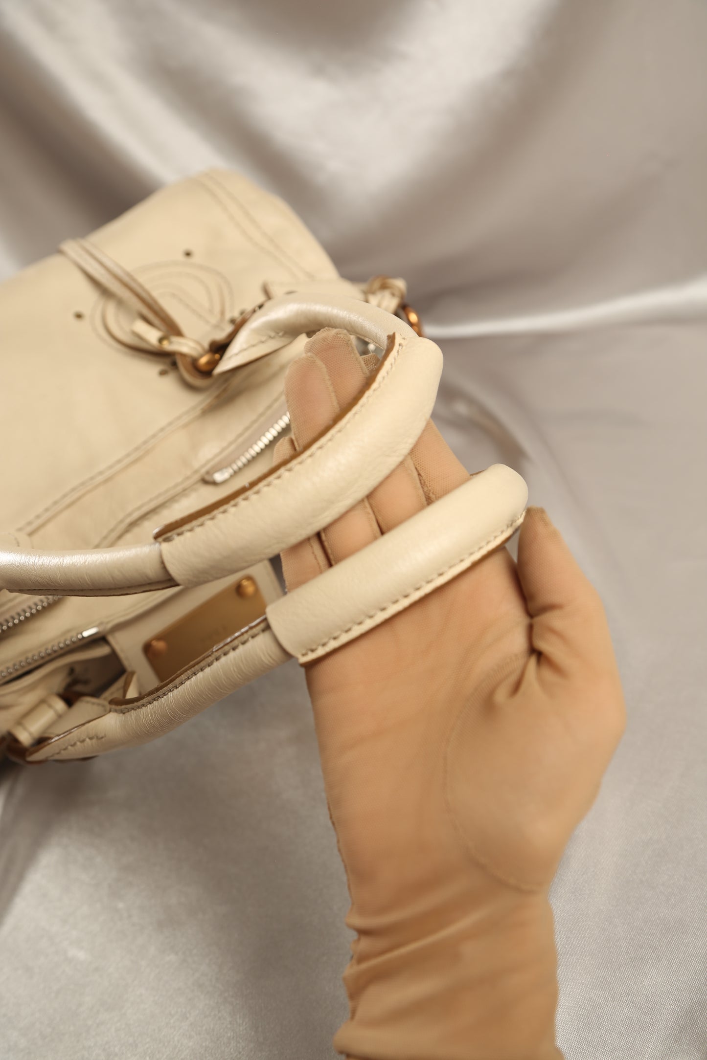 CHLOE Paddington Shoulder Bag Cream