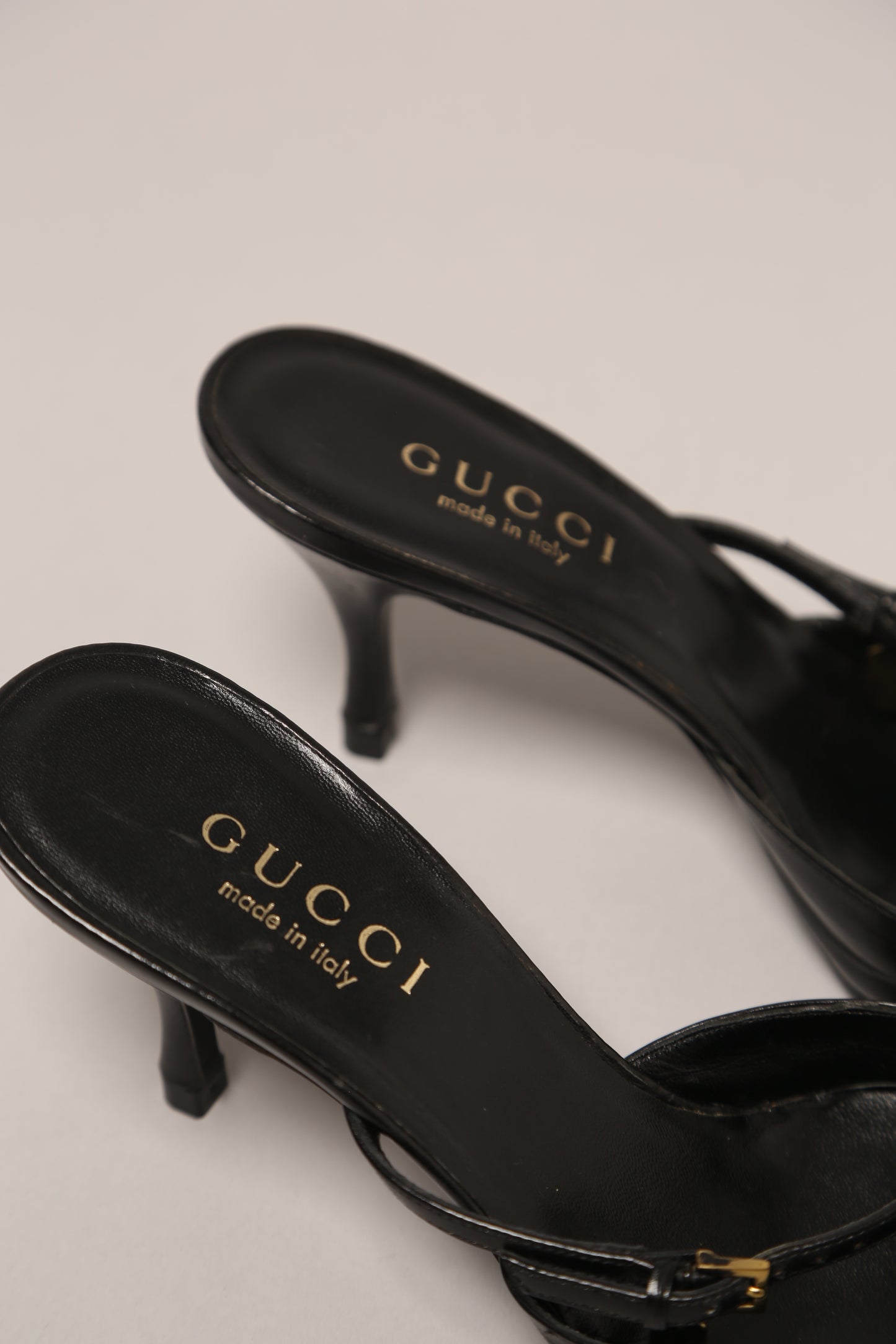 Rare GUCCI Mules Black