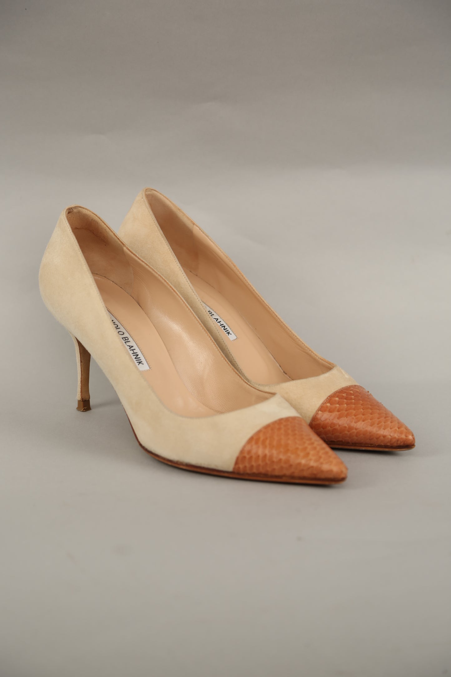 Rare MANOLO BLAHNIK Suede Heels