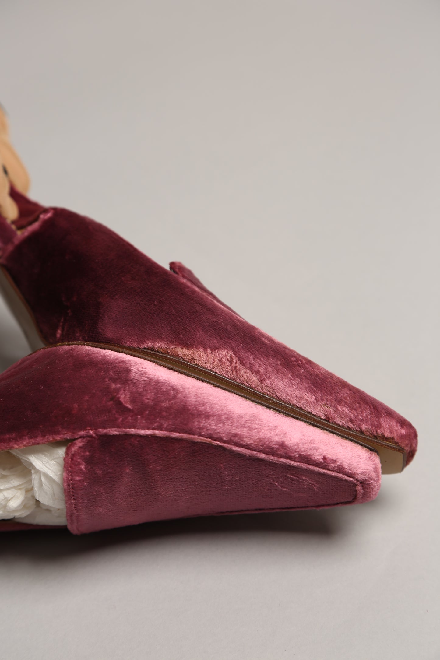 Rare Pink Velvet GUCCI Slingbacks