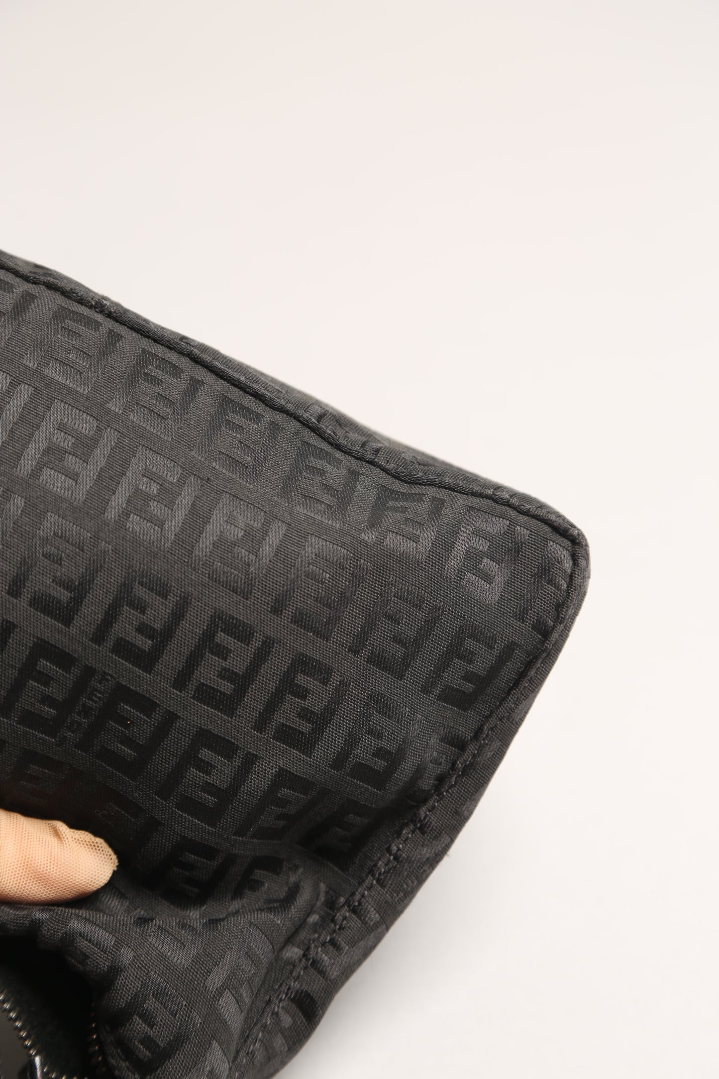 Fendi Black Monogram Pochette